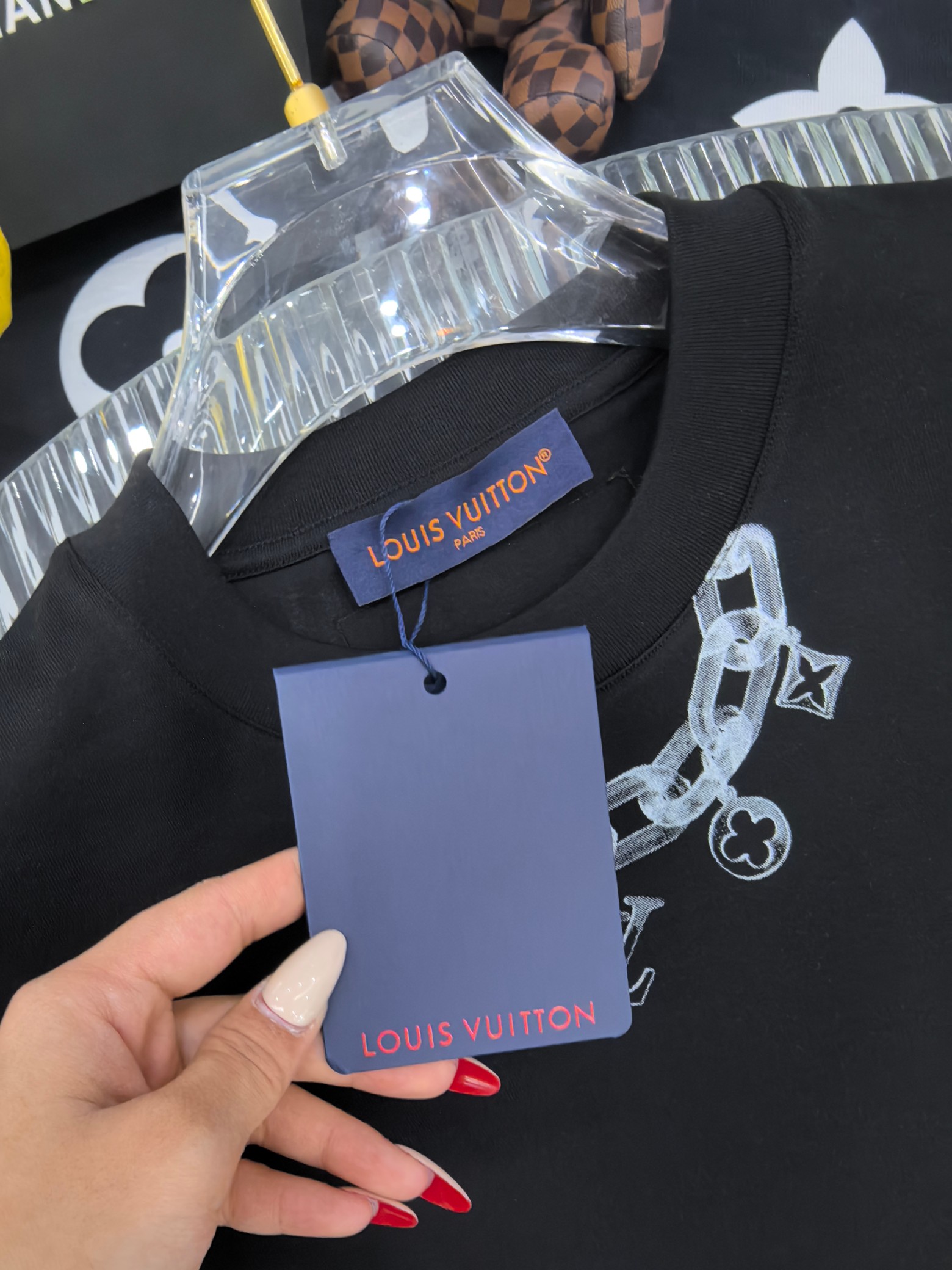 Louis Vuitton Basic Clothing Cotton Black S-l-xl