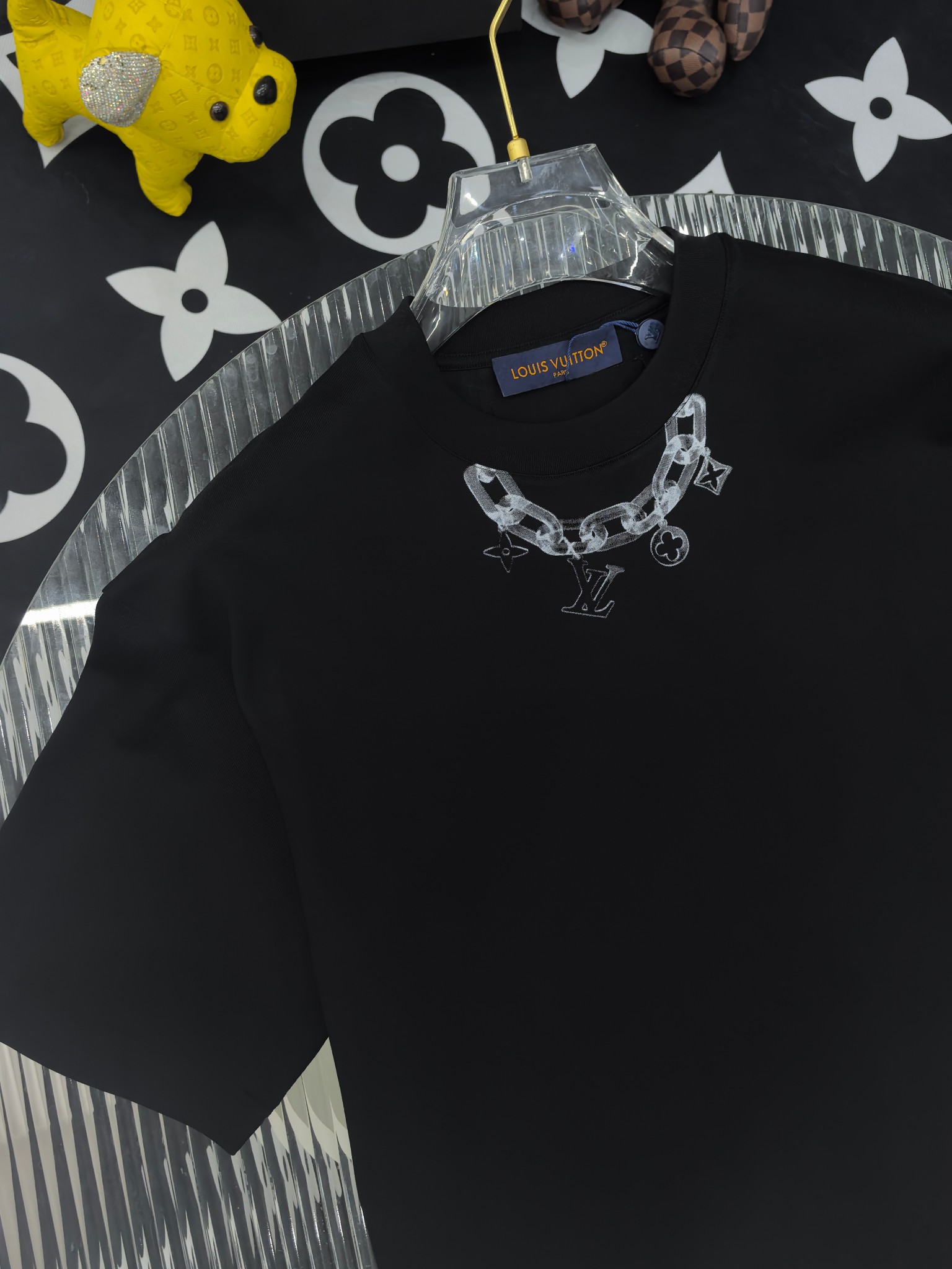 Louis Vuitton Basic Clothing Cotton Black S-l-xl