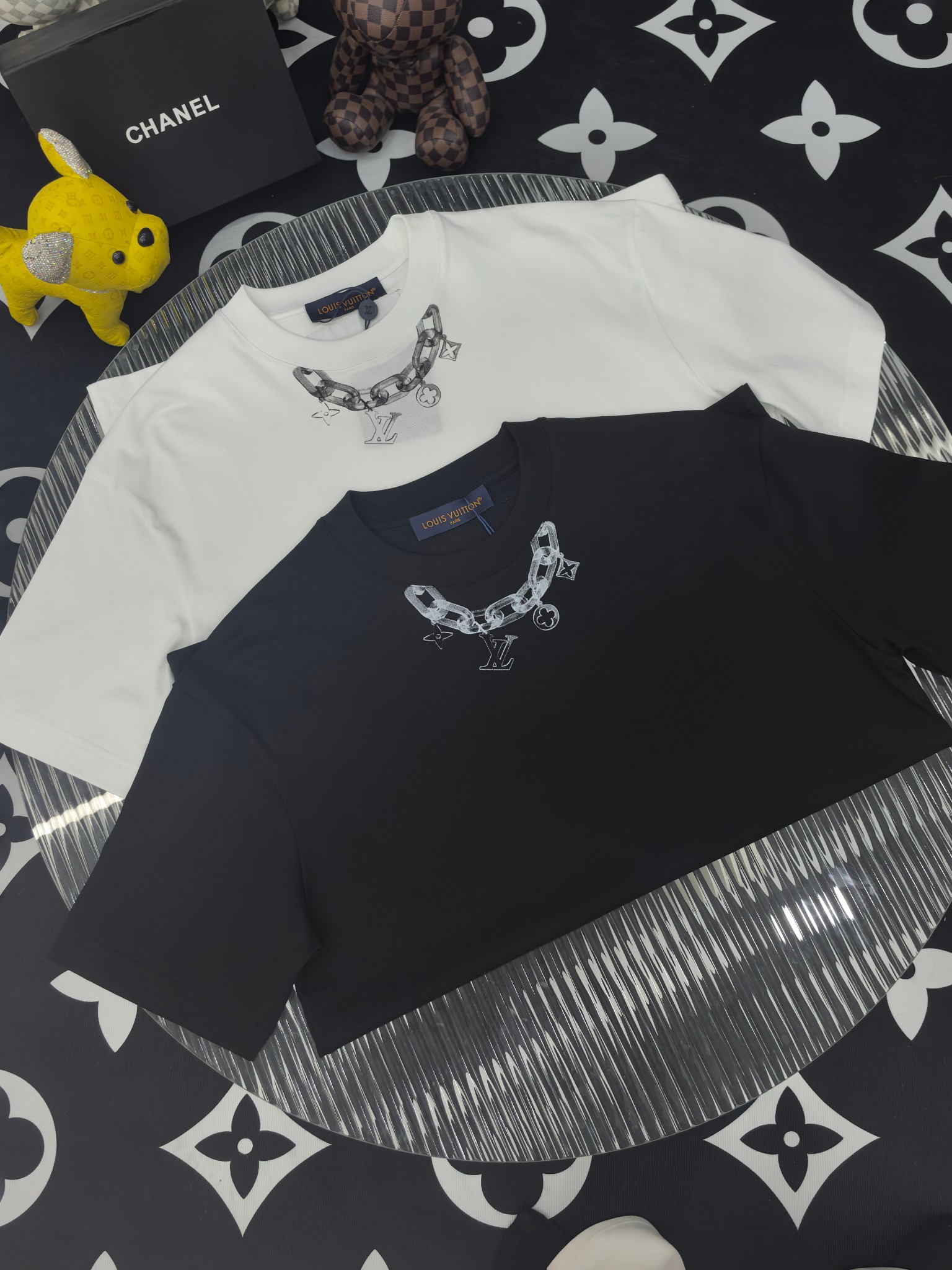 Louis Vuitton Basic Clothing Cotton Black S-l-xl