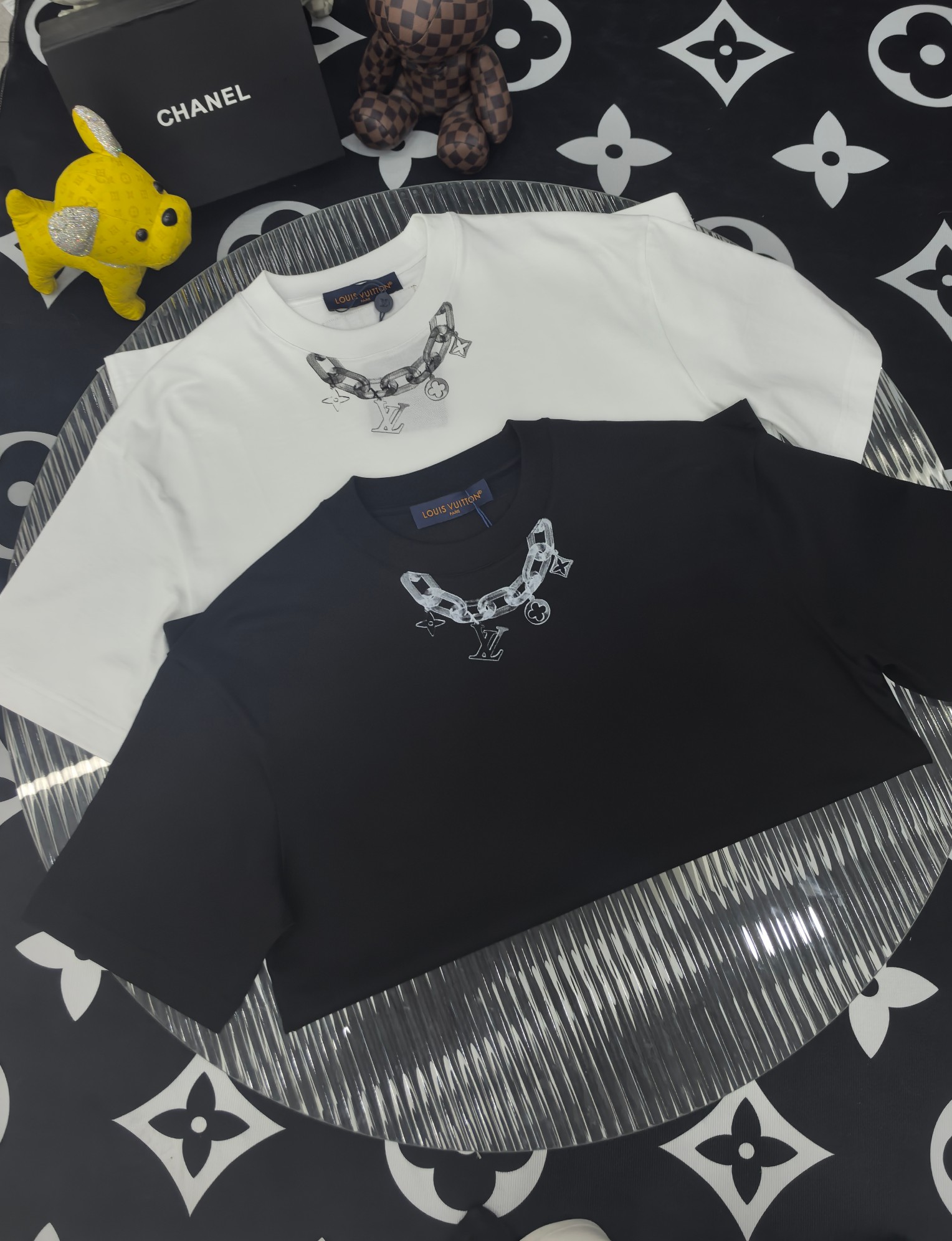Louis Vuitton Basic Clothing Cotton Black S-l-xl