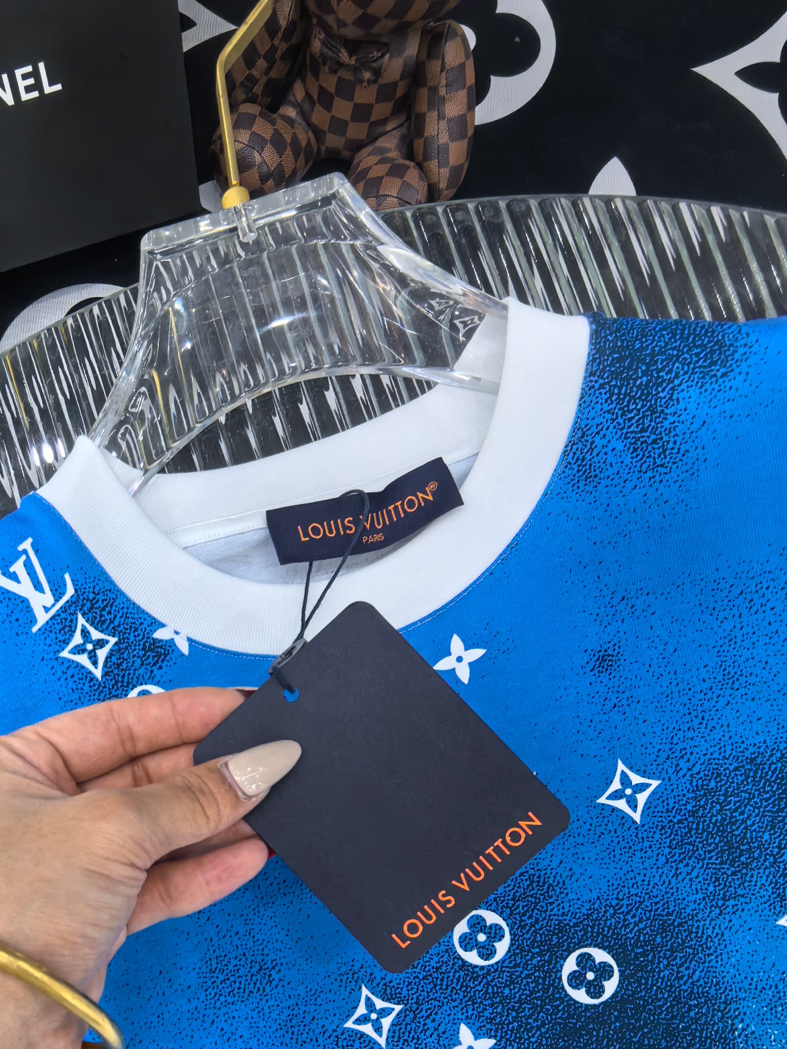 Louis Vuitton Basic Clothing Cotton Black S-l-xl