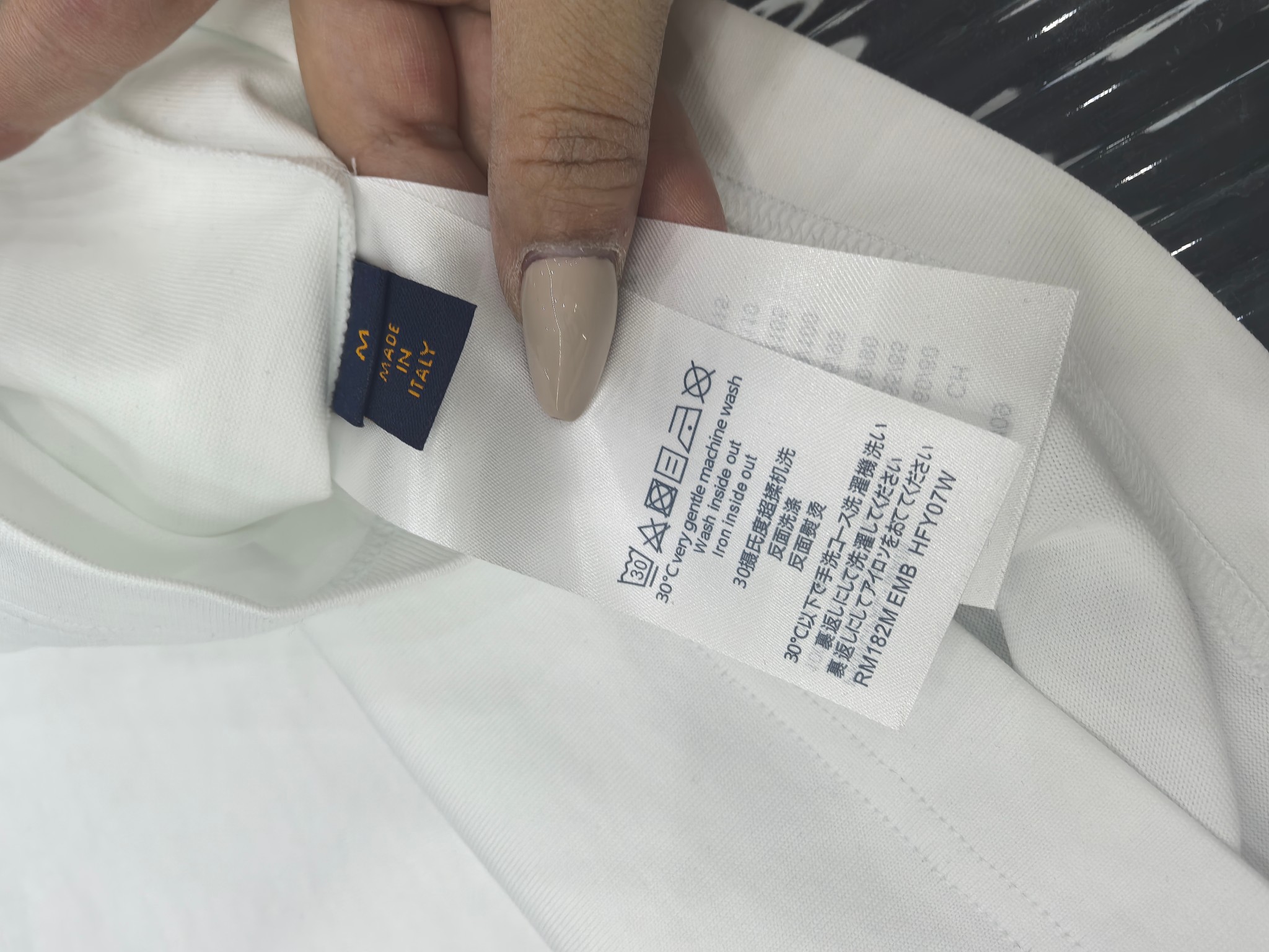 Louis Vuitton Basic Clothing Cotton Black S-l-xl