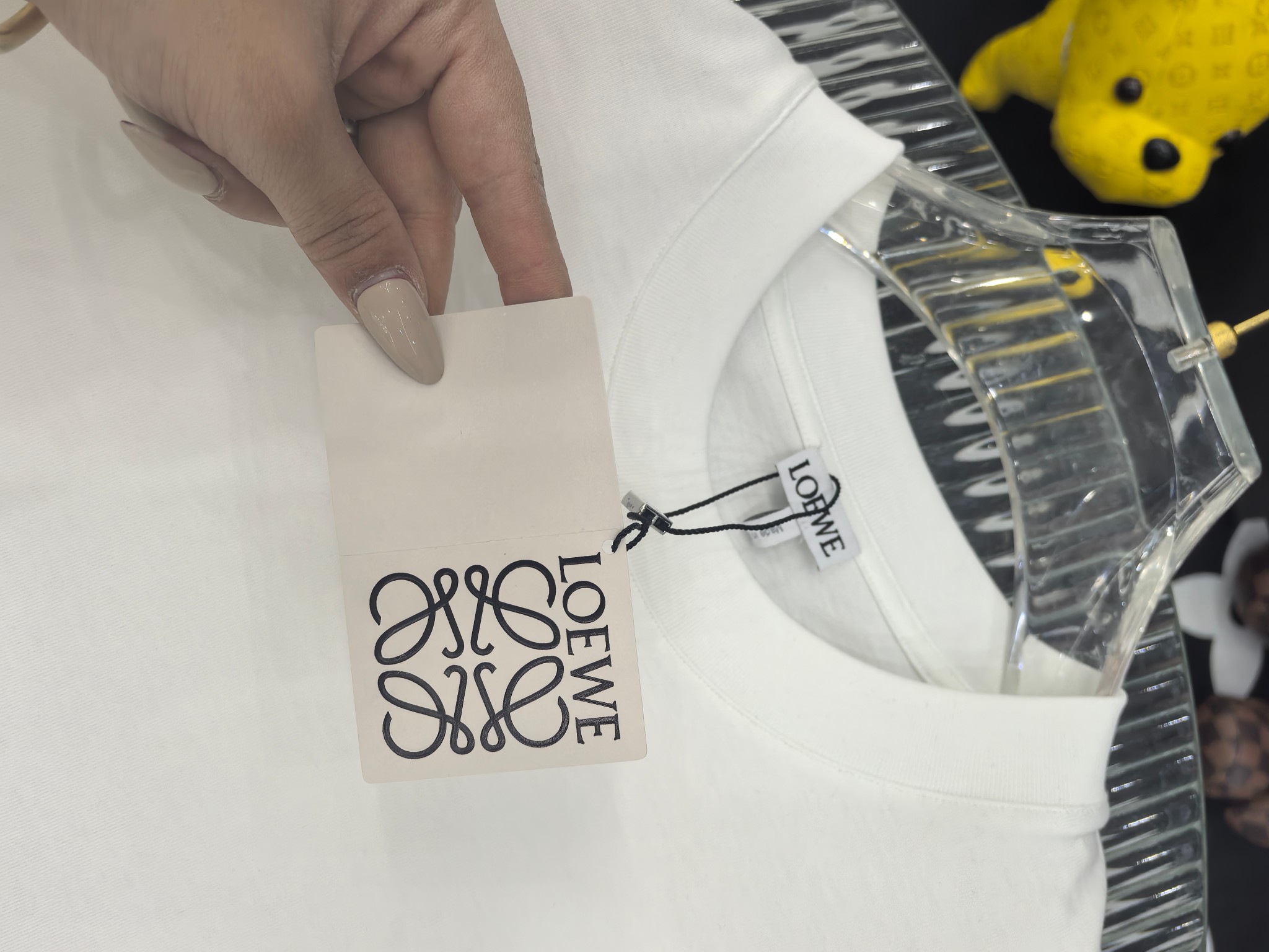 Loewe Basic Clothing Cotton Black S-l-xl