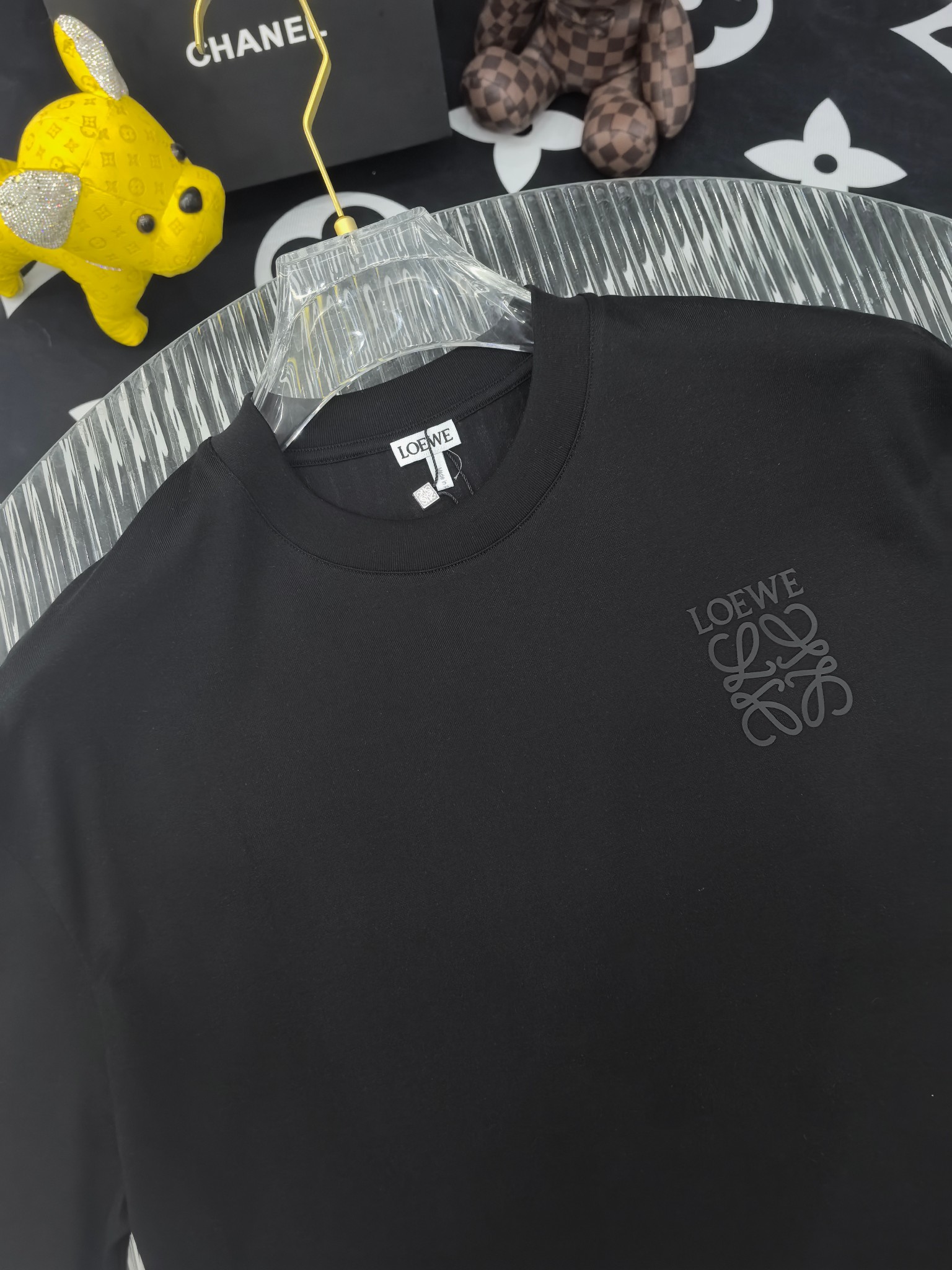 Loewe Basic Clothing Cotton Black S-l-xl