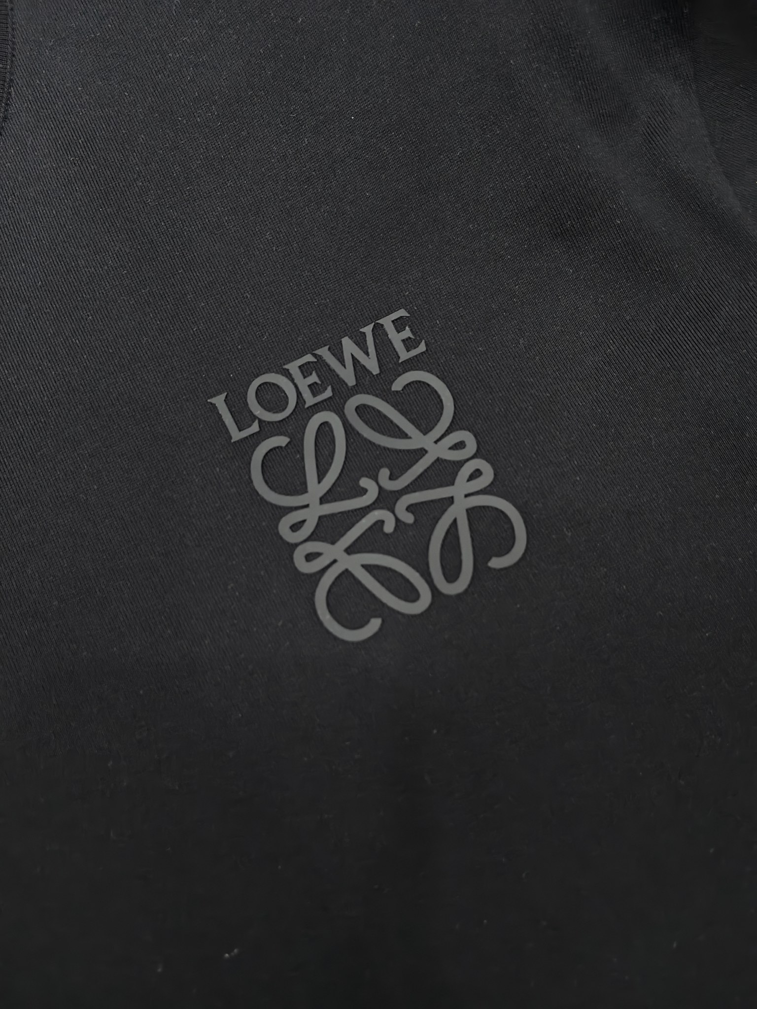 Loewe Basic Clothing Cotton Black S-l-xl