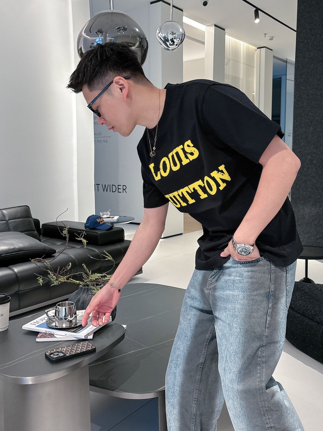 Louis Vuitton Couple Basic Clothing Cotton S-m-l-xl