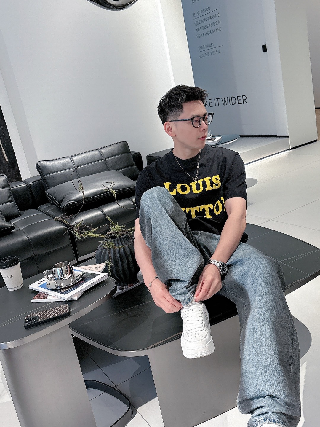 Louis Vuitton Couple Basic Clothing Cotton S-m-l-xl