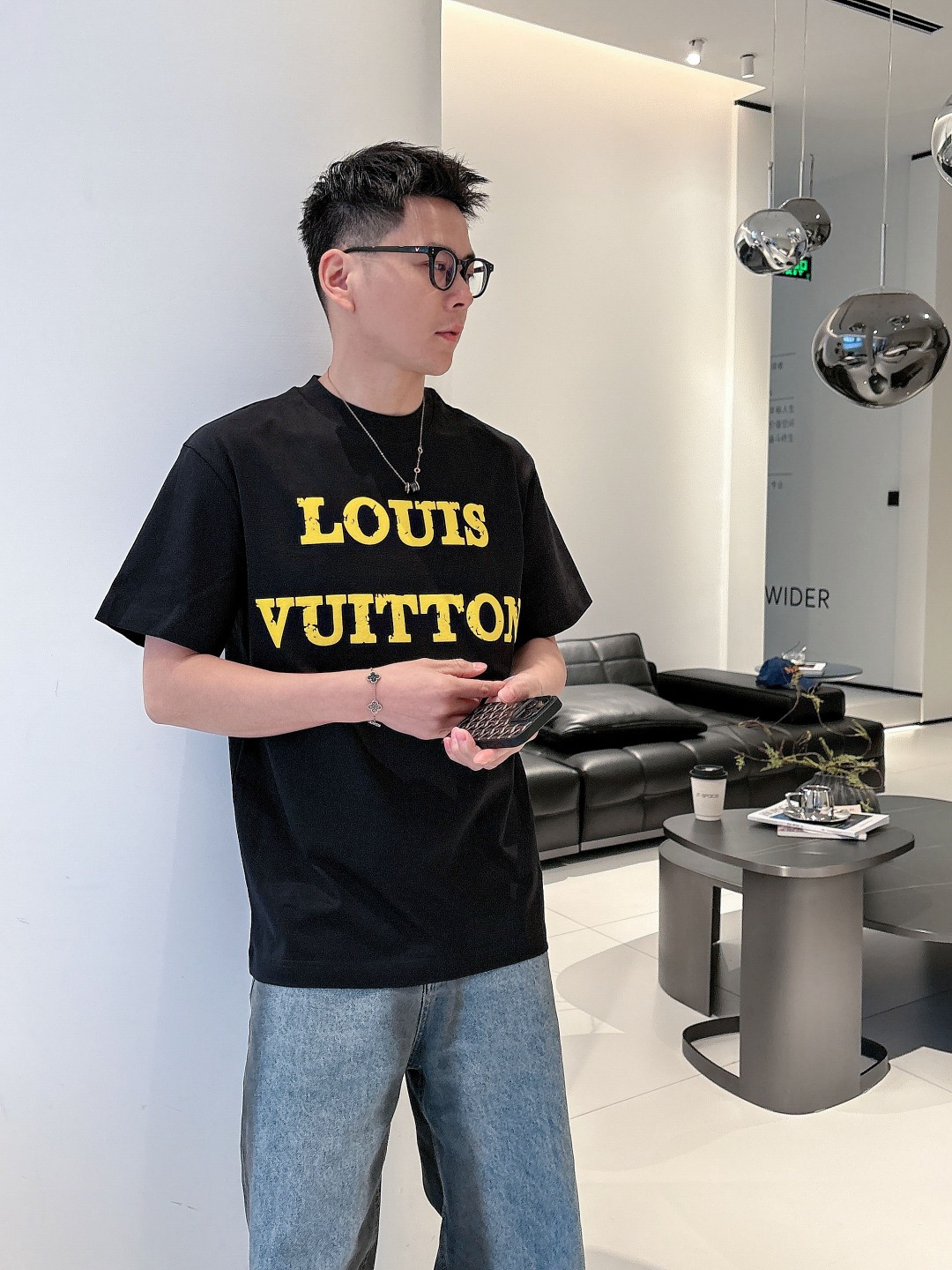 Louis Vuitton Couple Basic Clothing Cotton S-m-l-xl