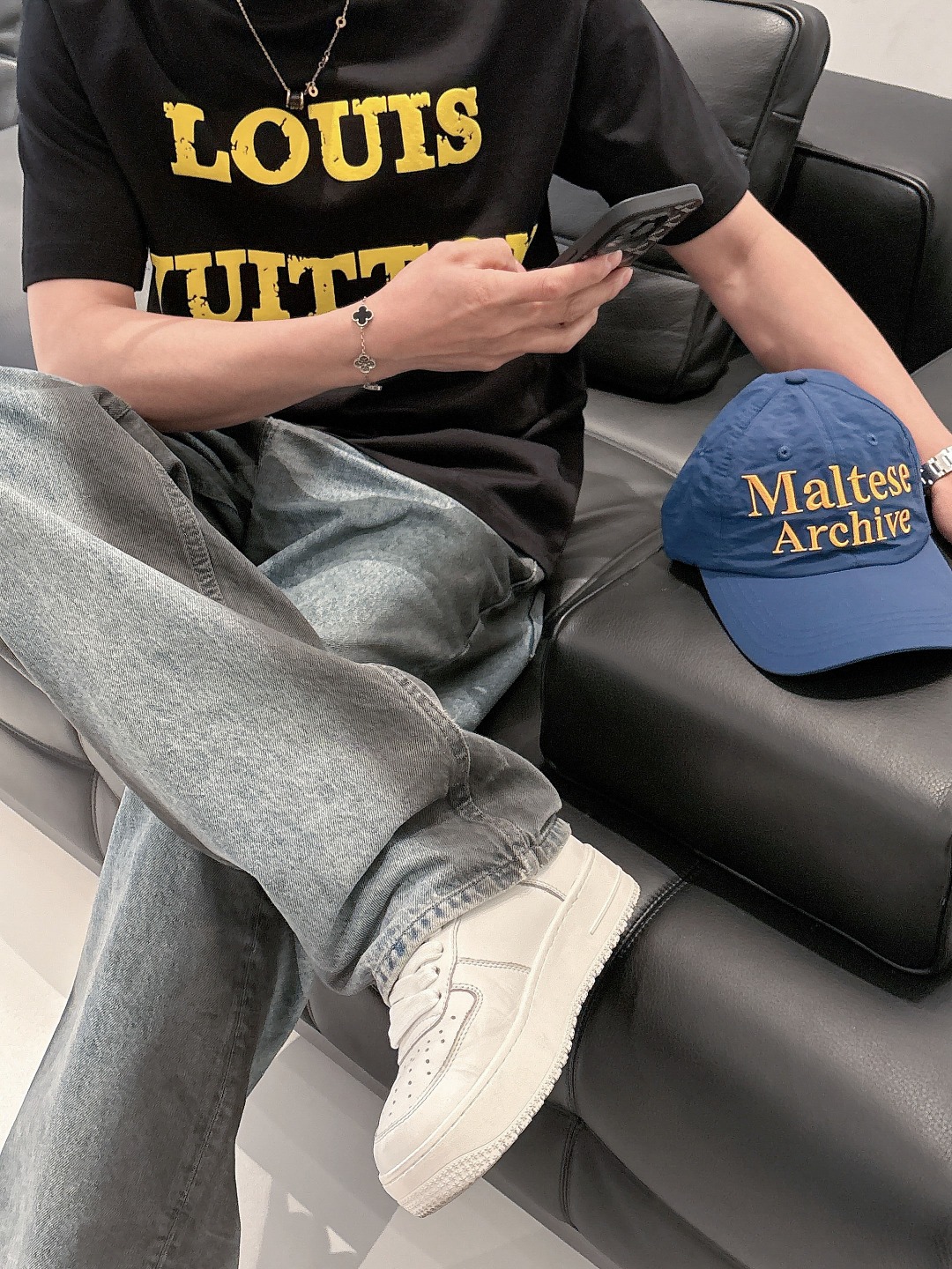 Louis Vuitton Couple Basic Clothing Cotton S-m-l-xl