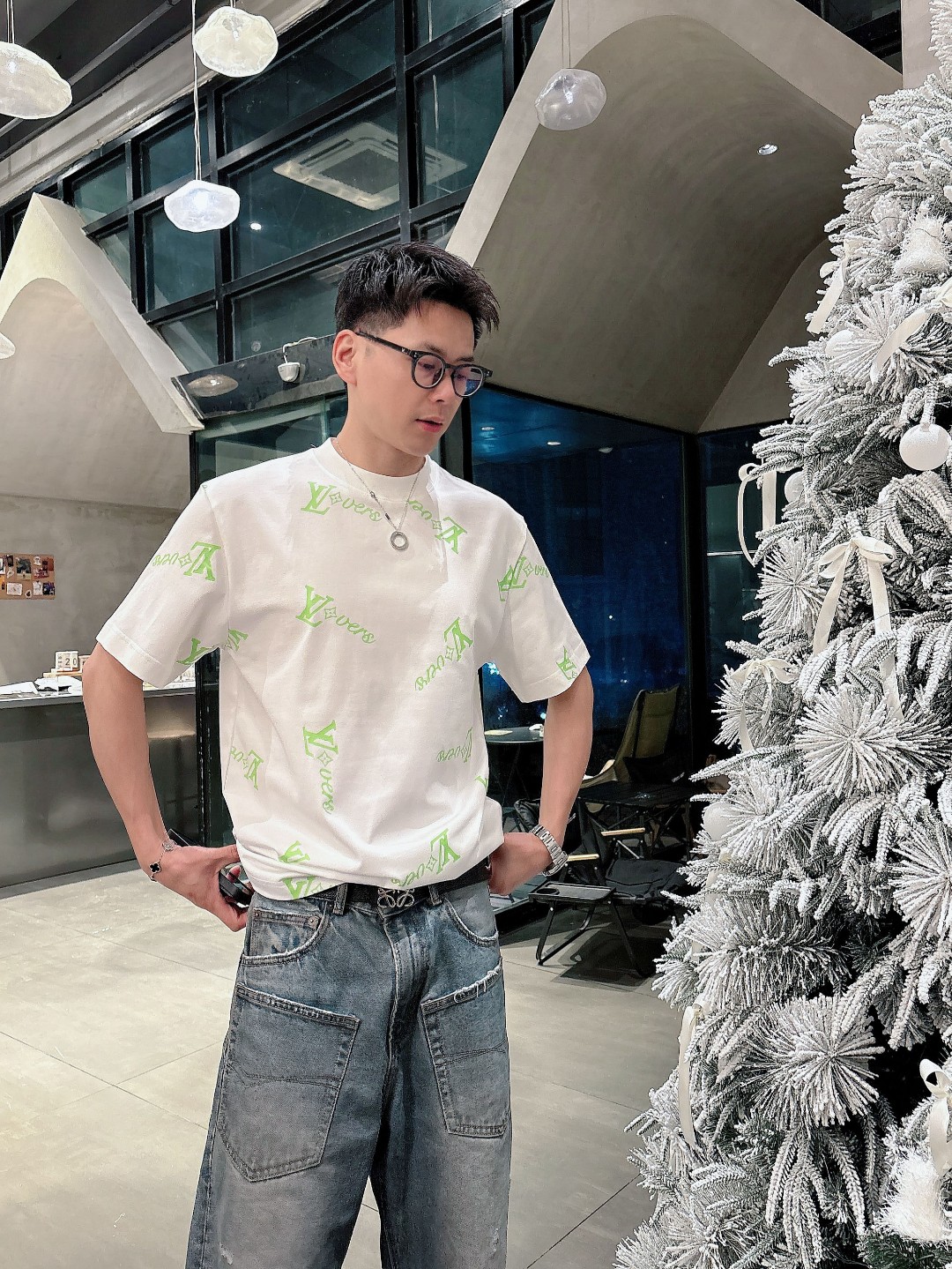 Louis Vuitton Couple Basic Clothing Cotton S-m-l-xl