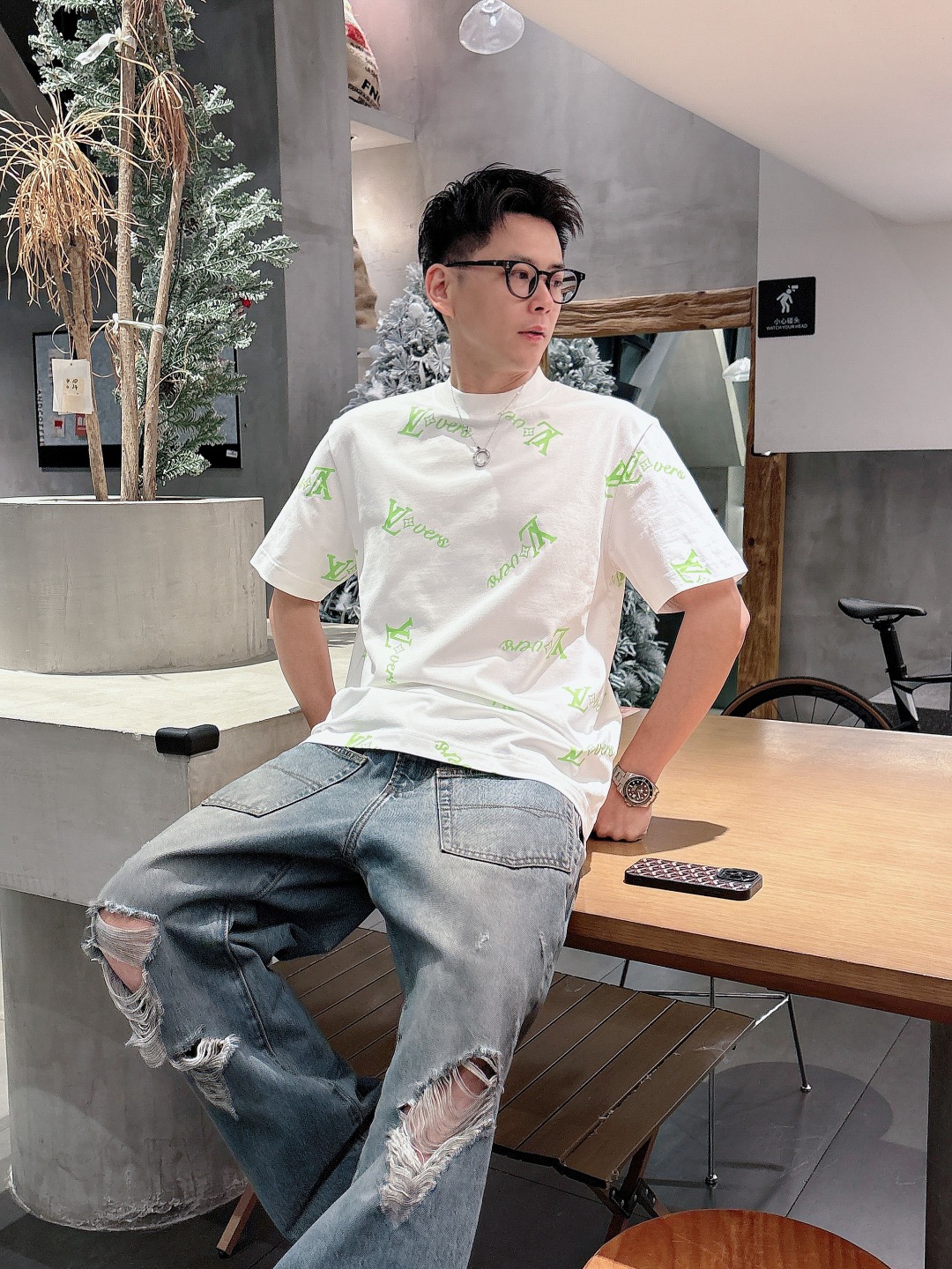 Louis Vuitton Couple Basic Clothing Cotton S-m-l-xl