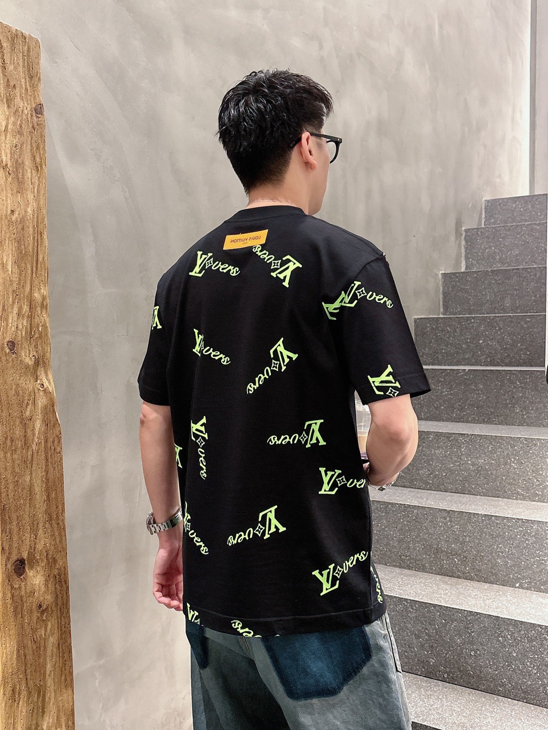 Louis Vuitton Couple Basic Clothing Cotton S-m-l-xl