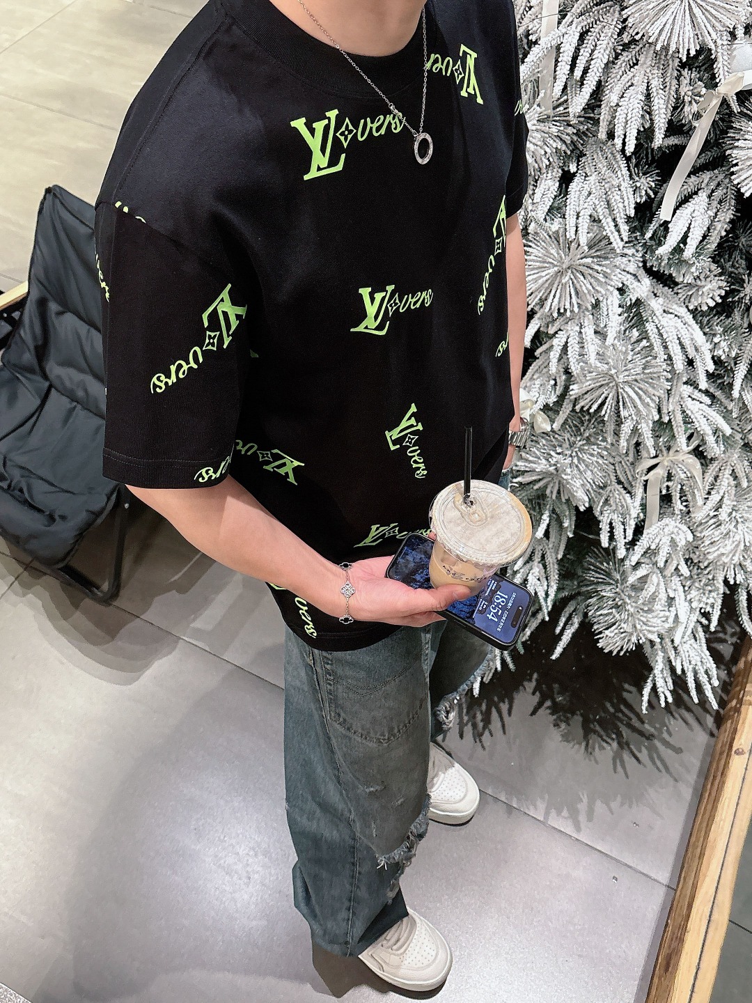 Louis Vuitton Couple Basic Clothing Cotton S-m-l-xl