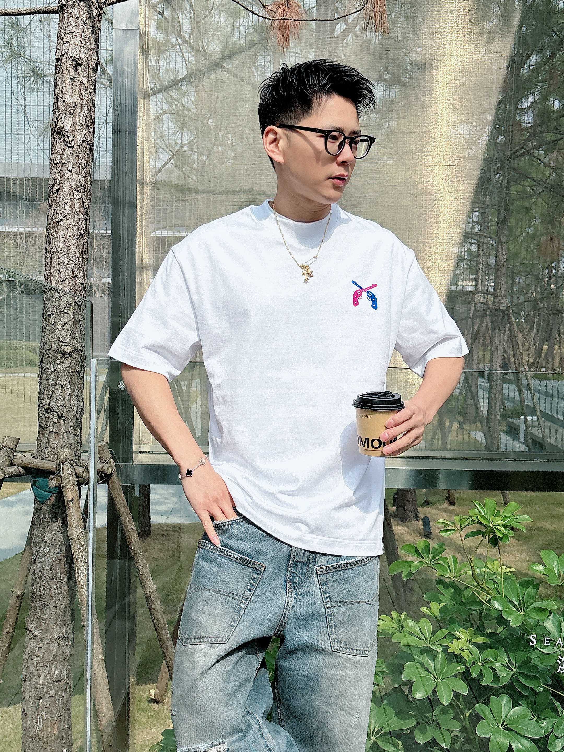 Basic Clothing Cotton White M-l-xl