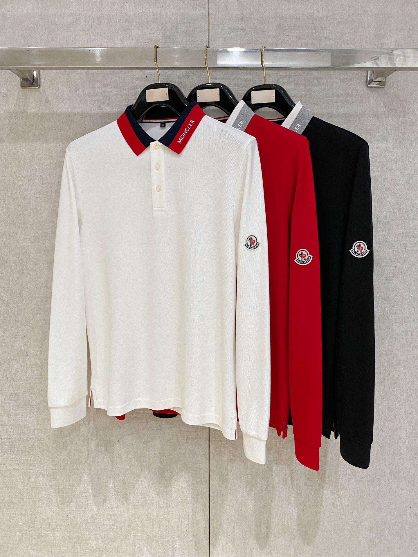 Moncler Male Basic Clothing Cotton S-m-l-xl