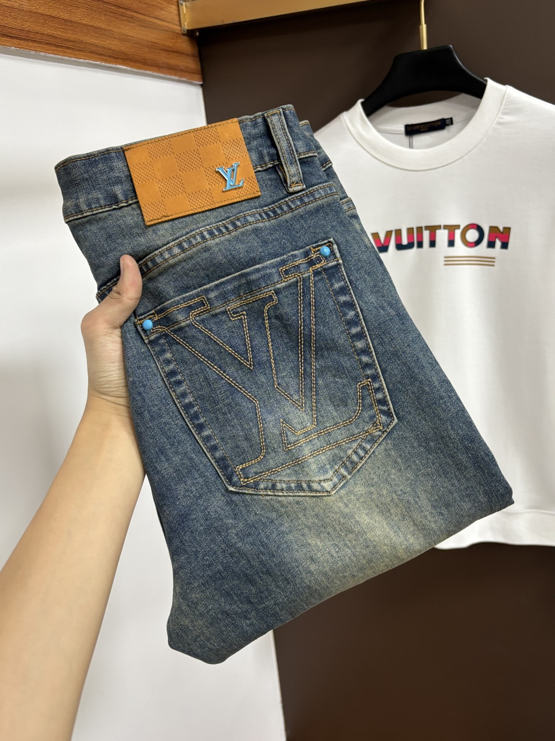 Louis Vuitton Jeans Cotton L