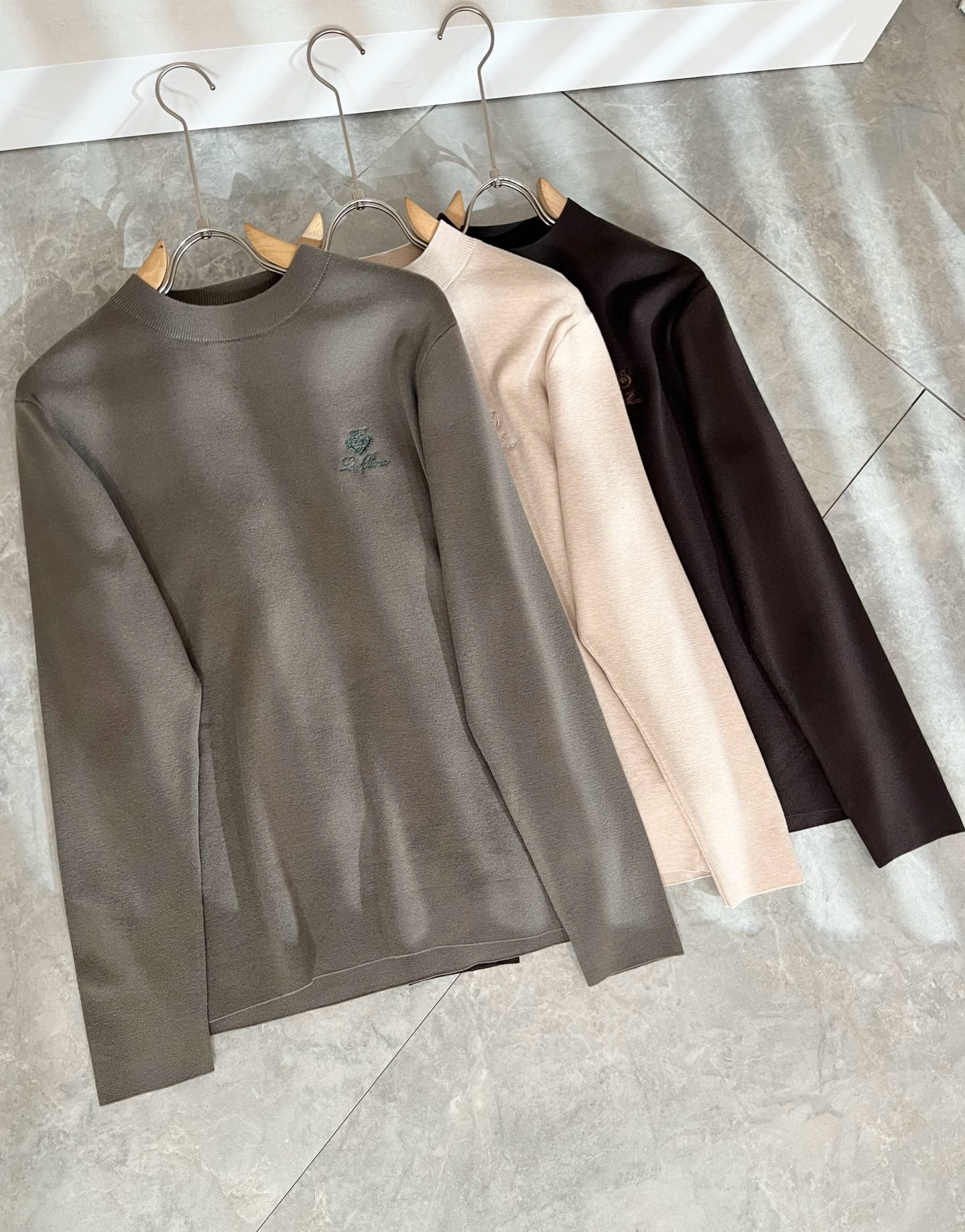 Loro Piana Male Basic Clothing Wool M-l-xl