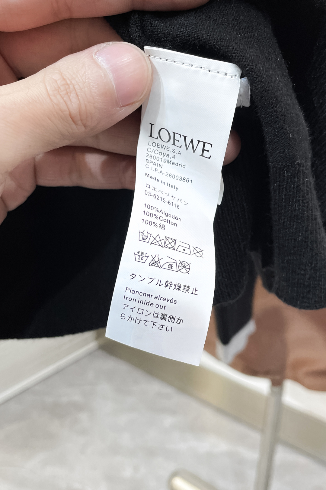 Loewe Basic Clothing Cotton S-m-l-xl
