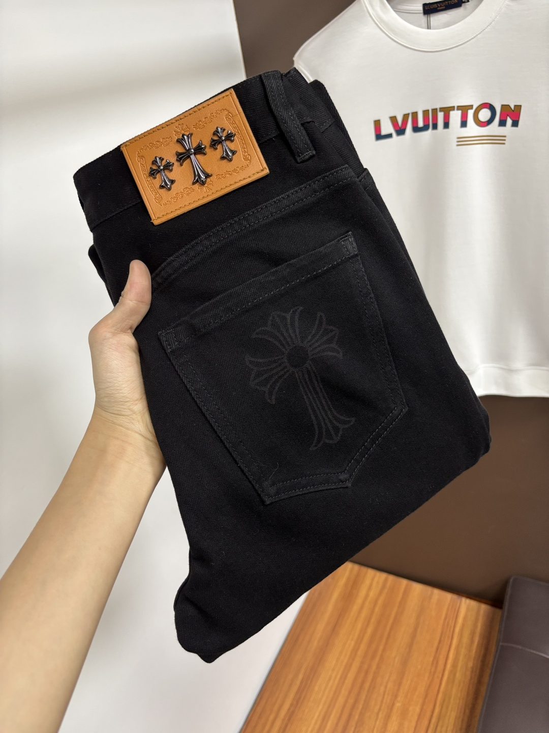 Chrome Hearts Jeans Cotton