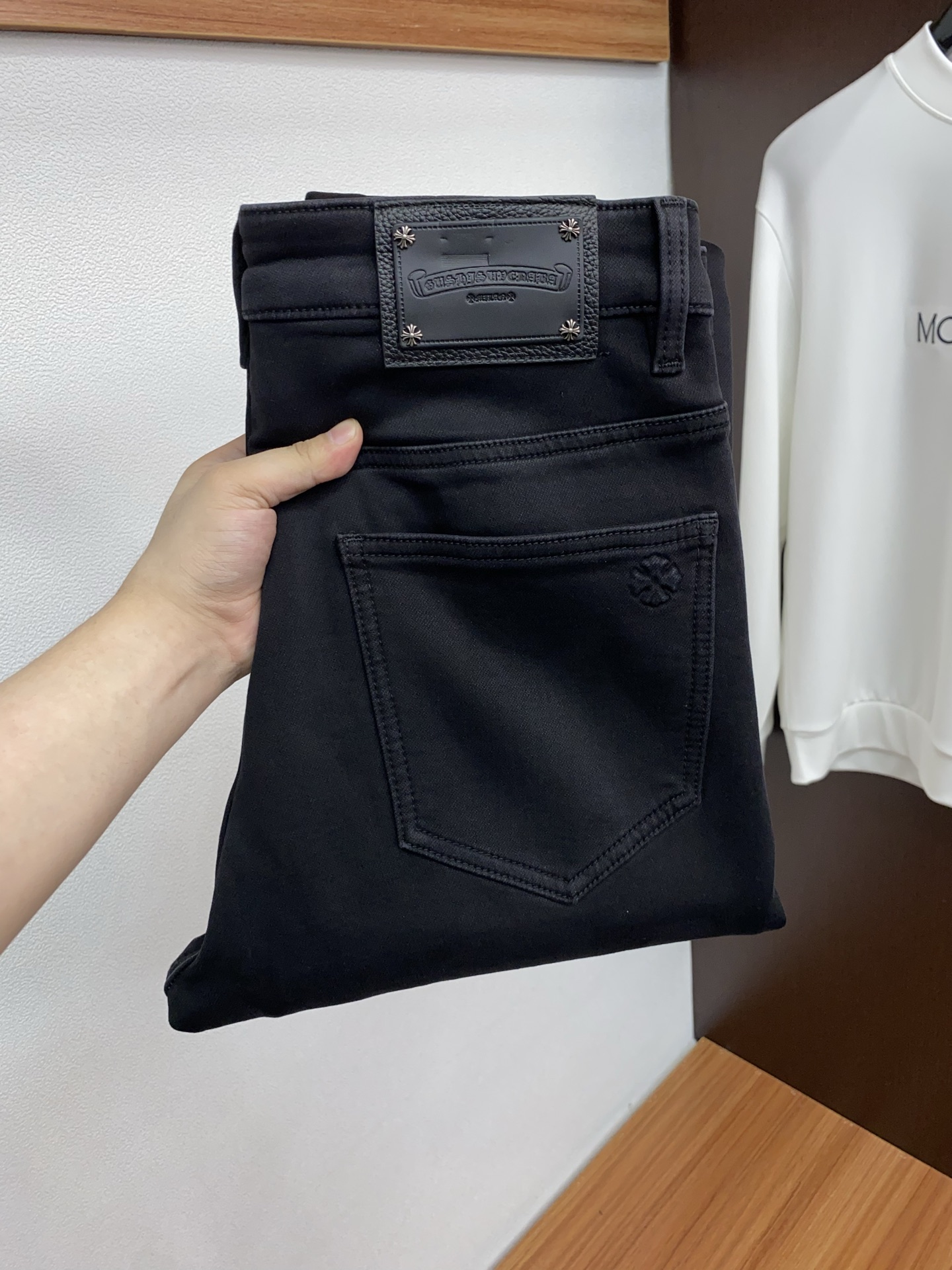 Chrome Hearts Jeans Knitted Slim Fit