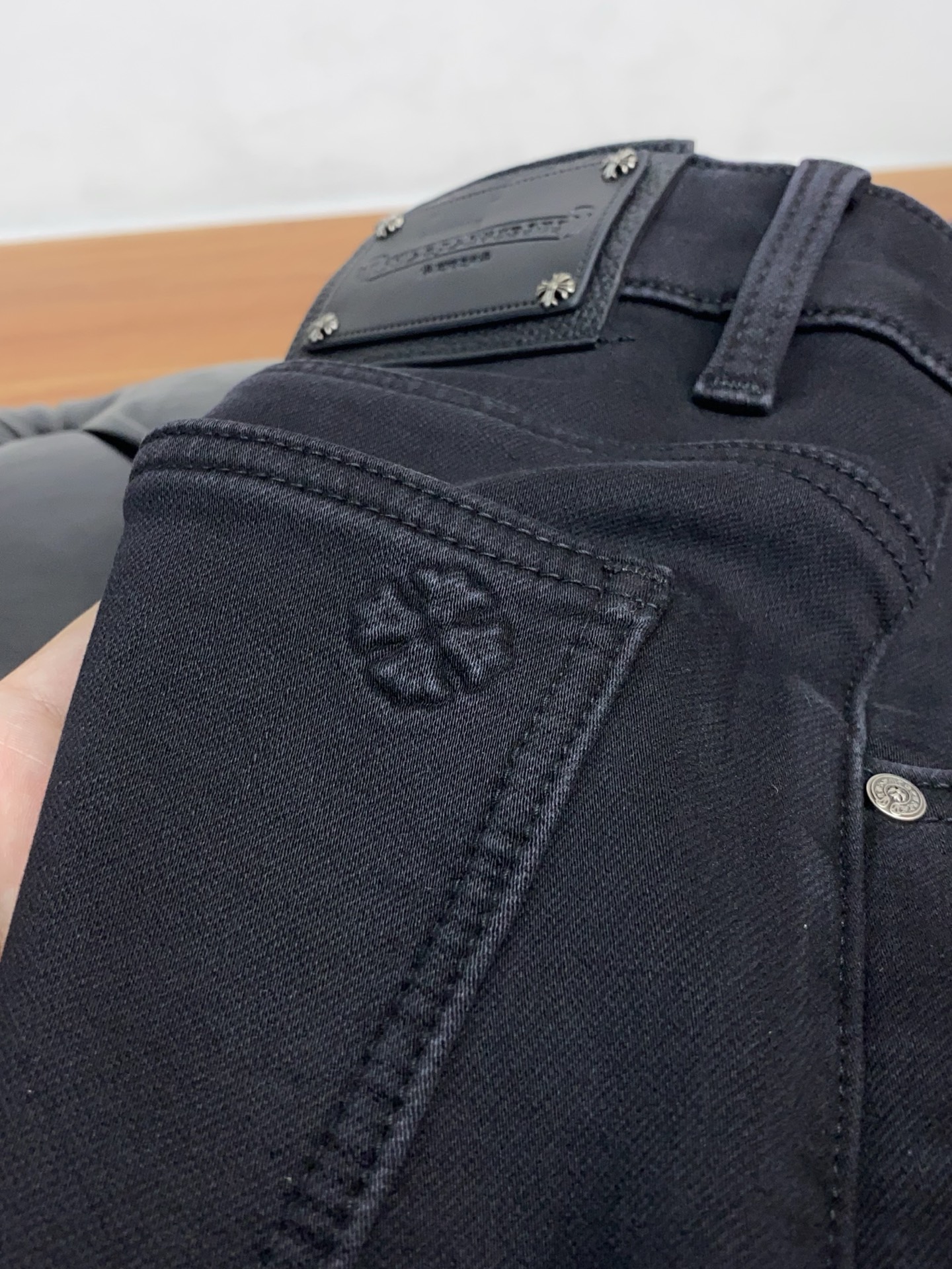 Chrome Hearts Jeans Knitted Slim Fit