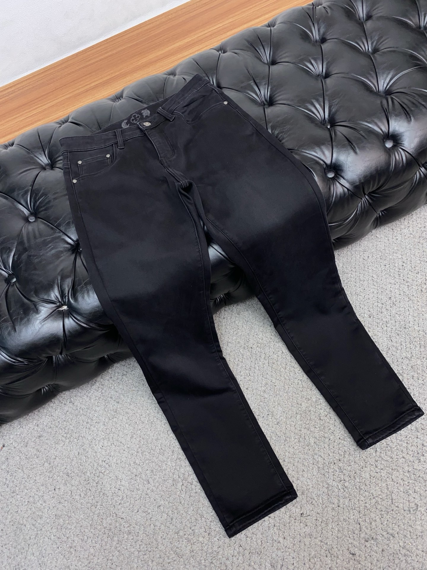 Chrome Hearts Jeans Knitted Slim Fit