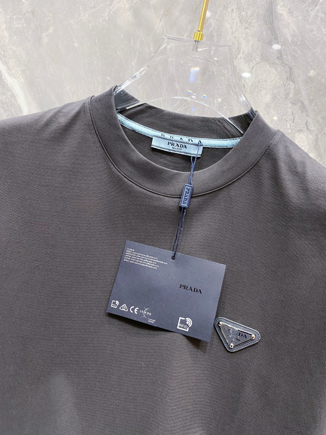 Prada Couple Basic Clothing Cotton S-m-l-xl