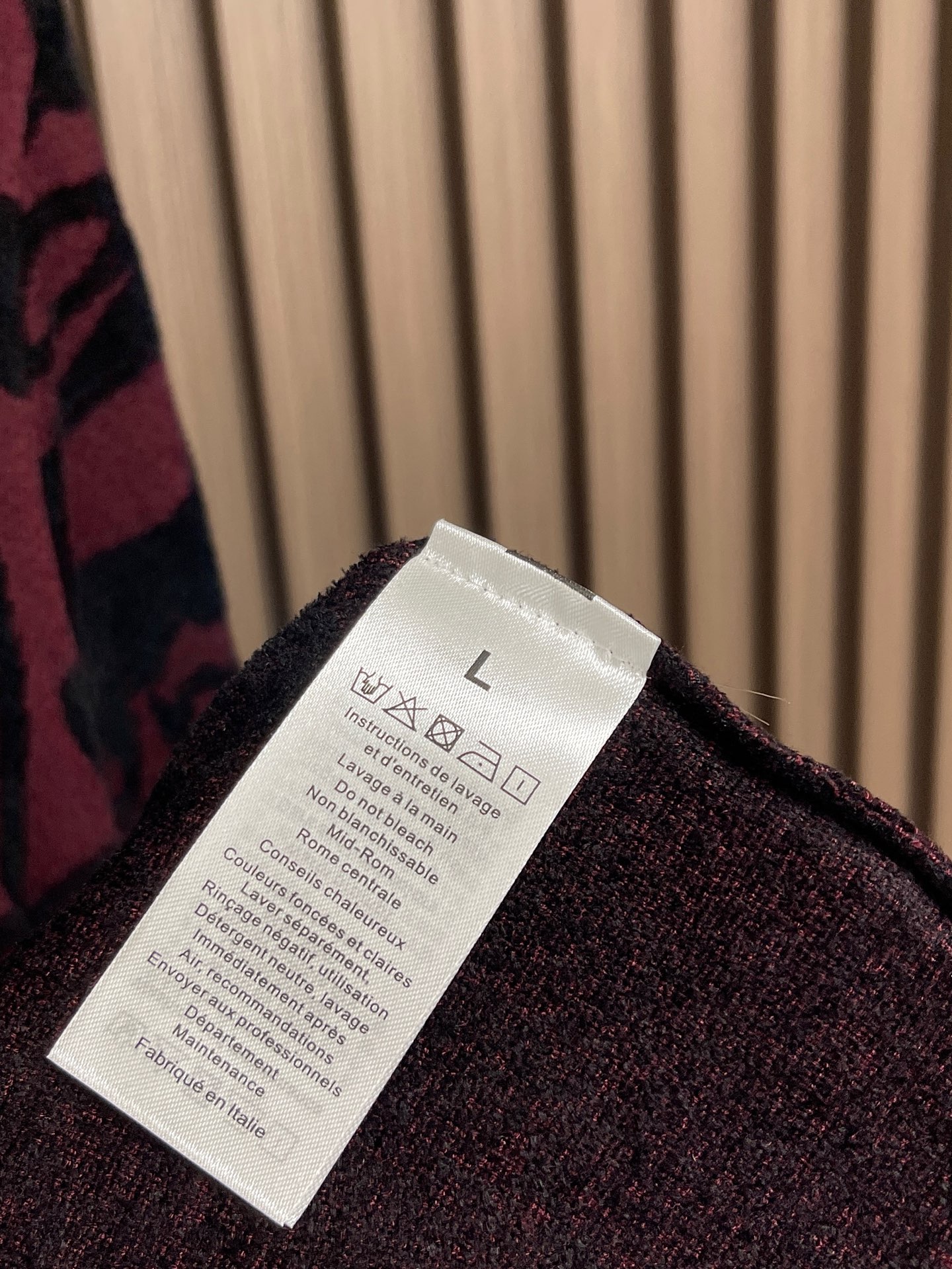 Versace Male Basic Clothing Wool S-m-xl