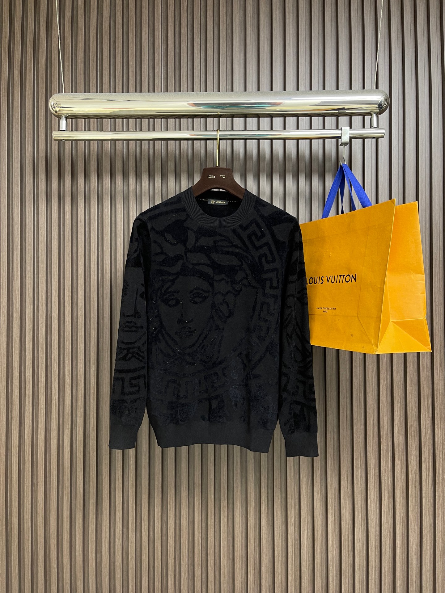 Versace Male Basic Clothing Wool S-m-xl