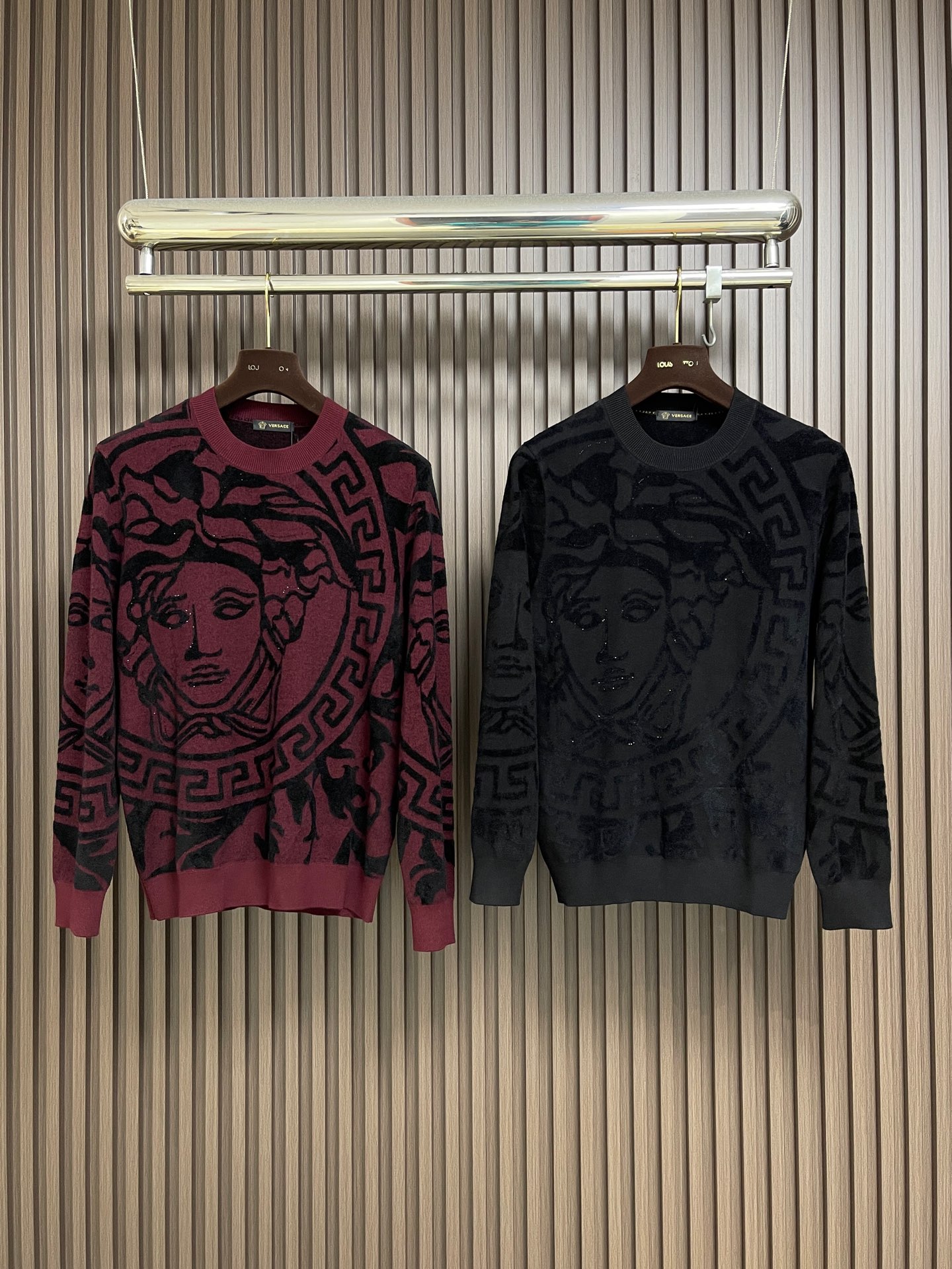 Versace Male Basic Clothing Wool S-m-xl