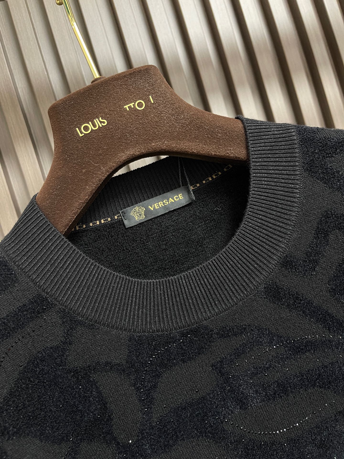 Versace Male Basic Clothing Wool S-m-xl