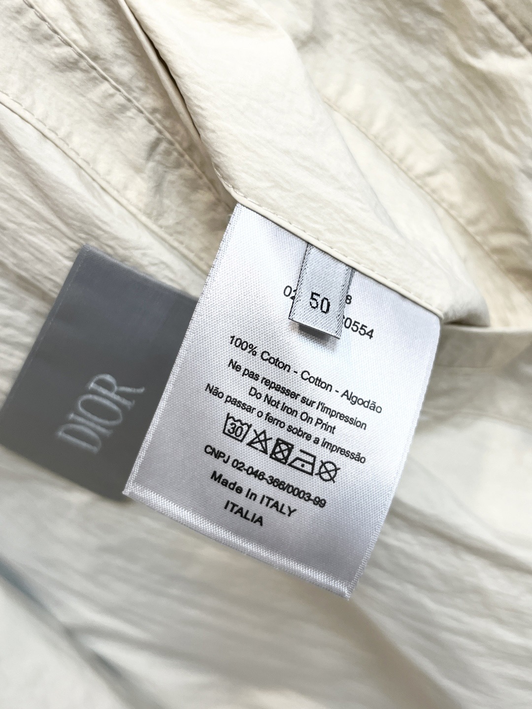 Dior Male Jacket Hooded