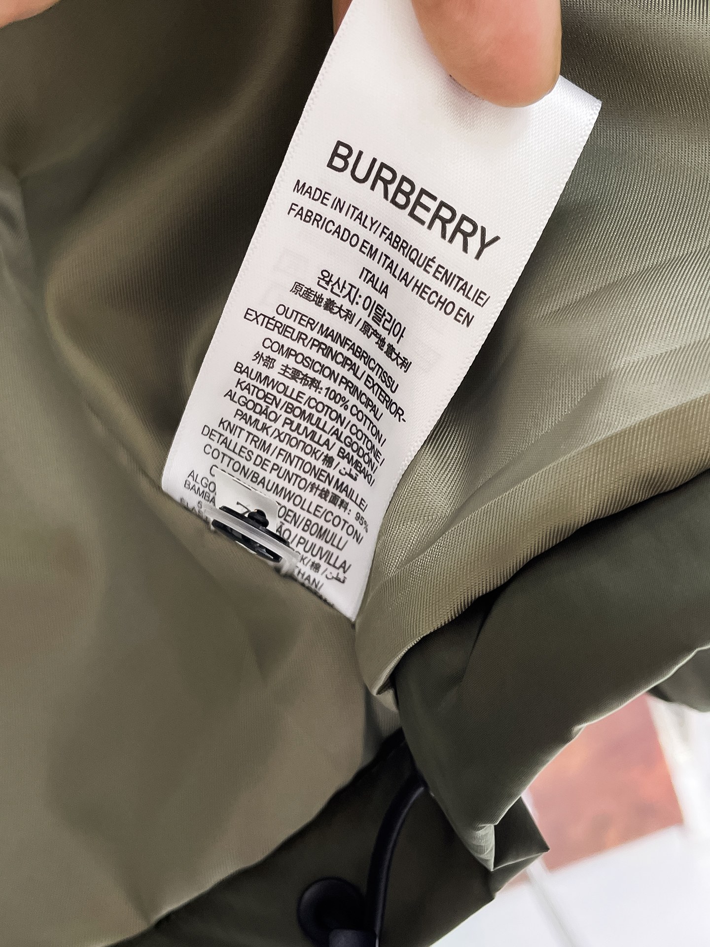 Burberry Male Jacket S-m-xl