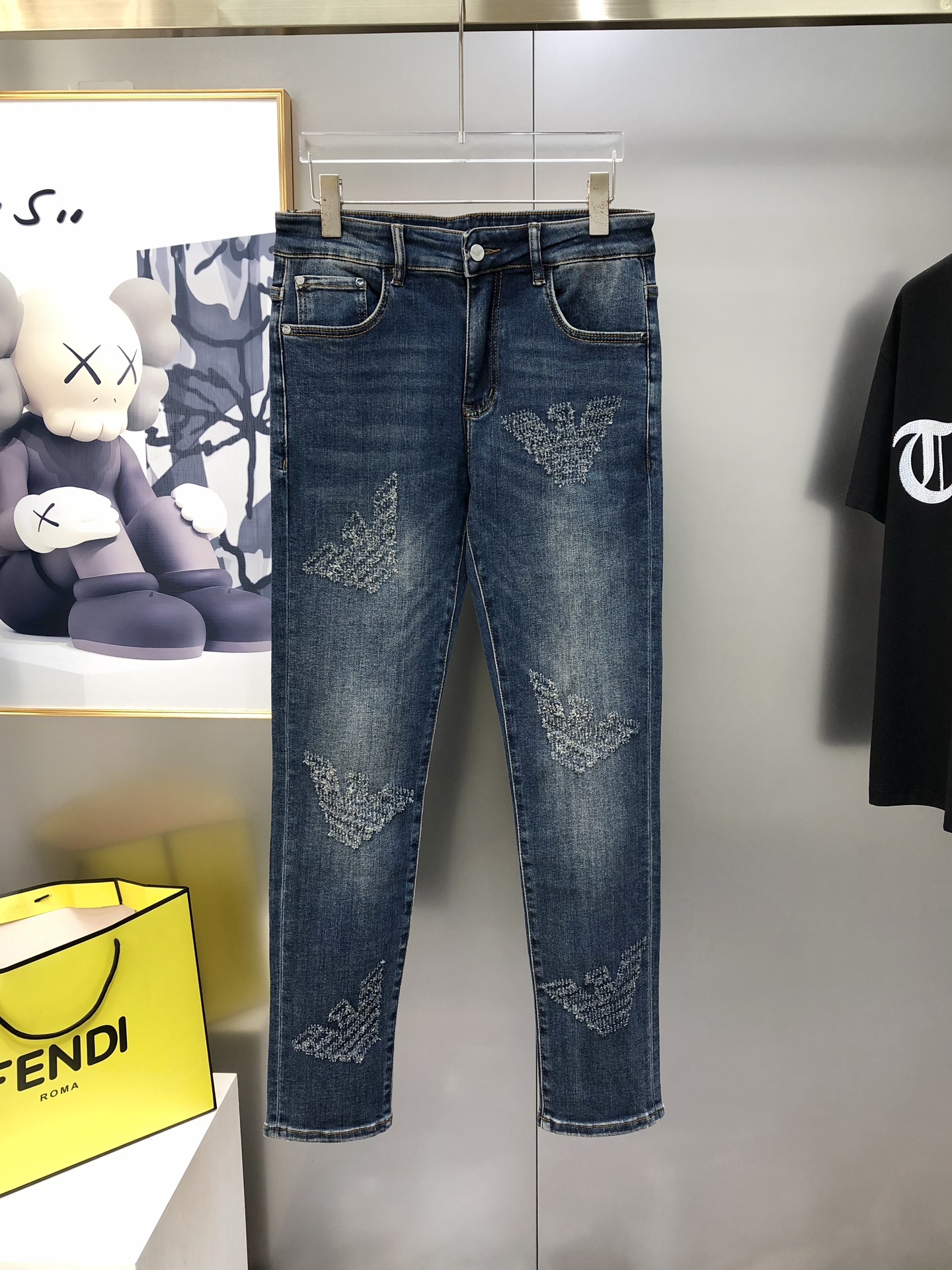 Armani Male Jeans Cotton Slim Fit M-l