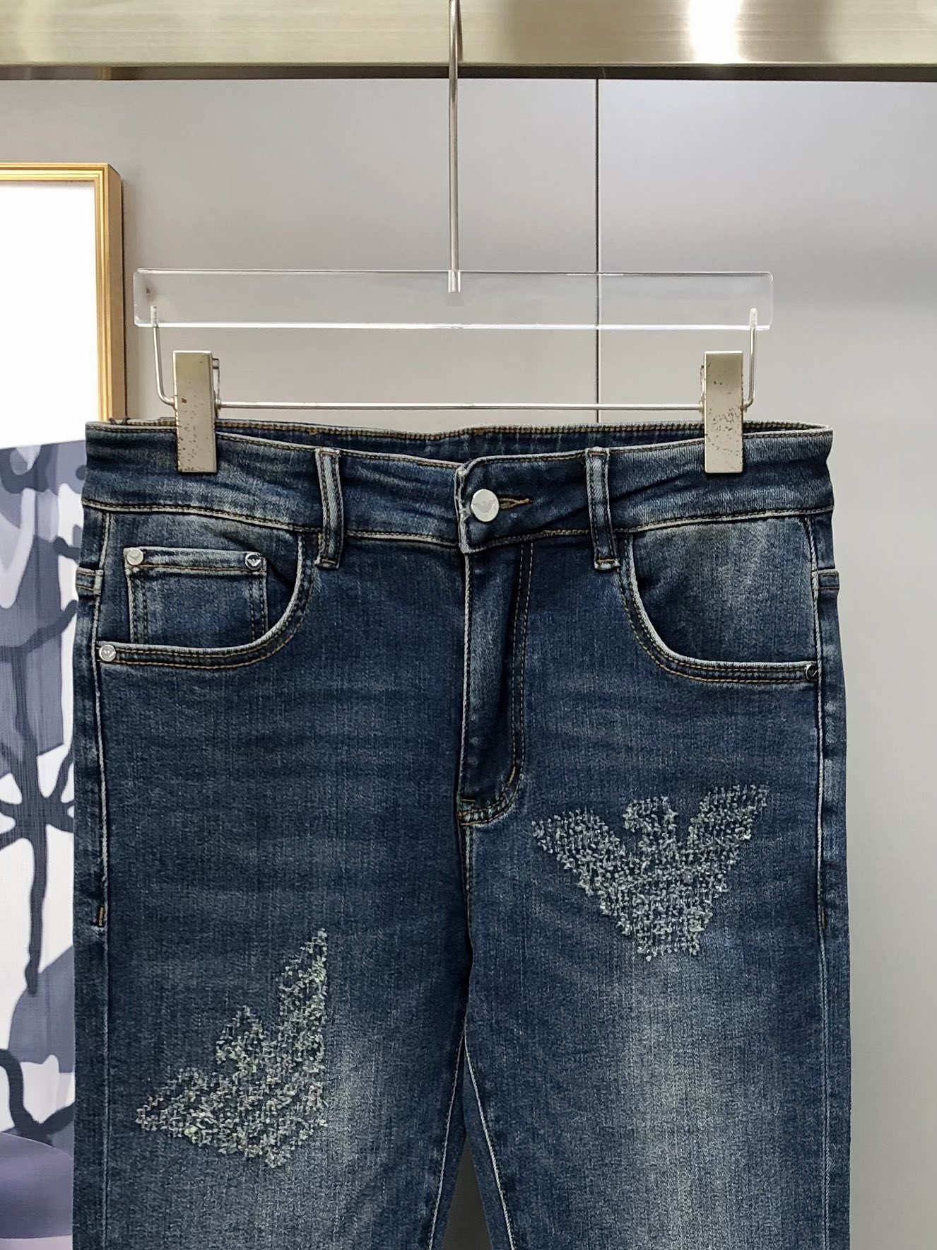 Armani Male Jeans Cotton Slim Fit M-l