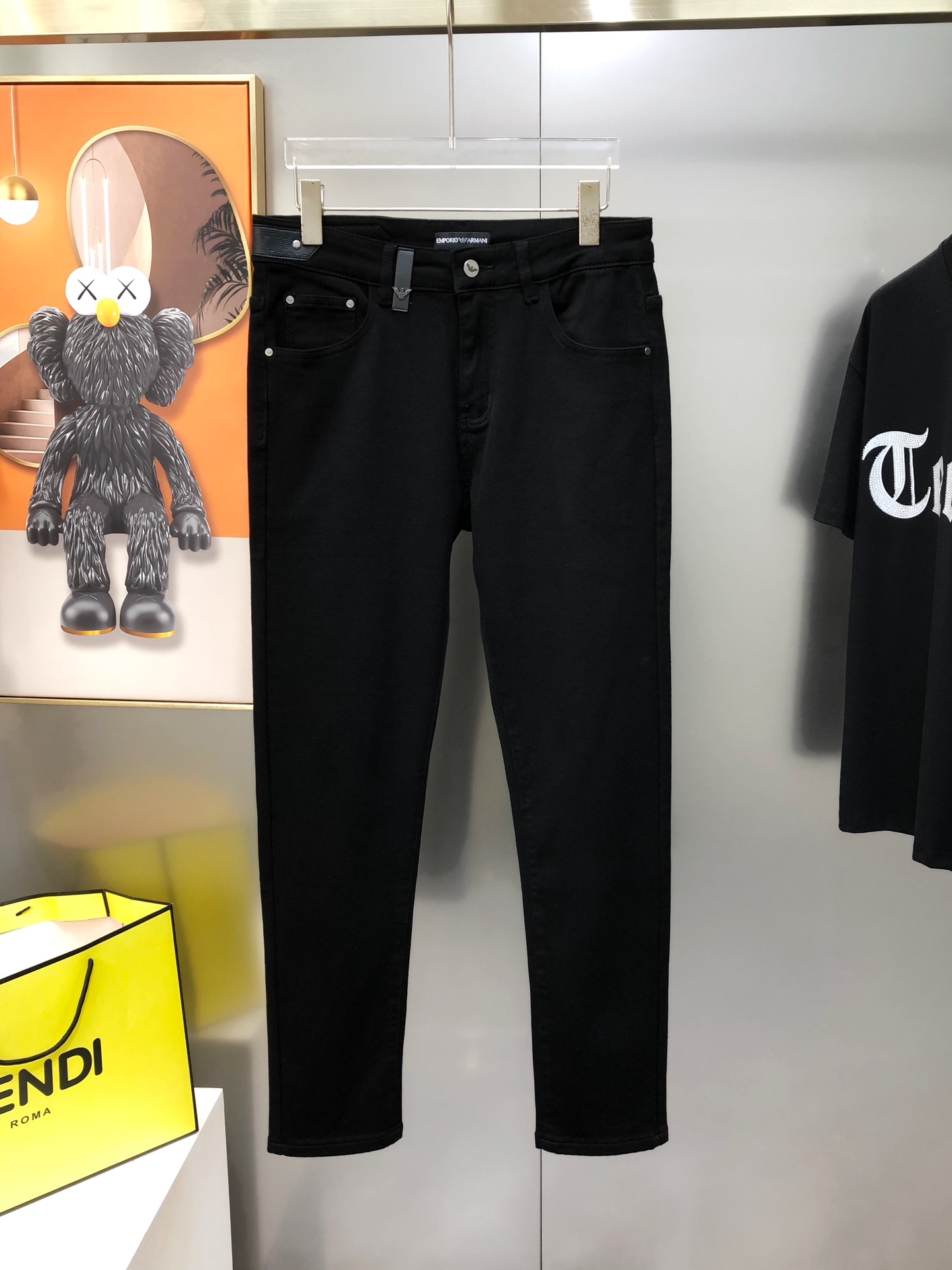 Armani Male Jeans Cotton Fleece Lined M