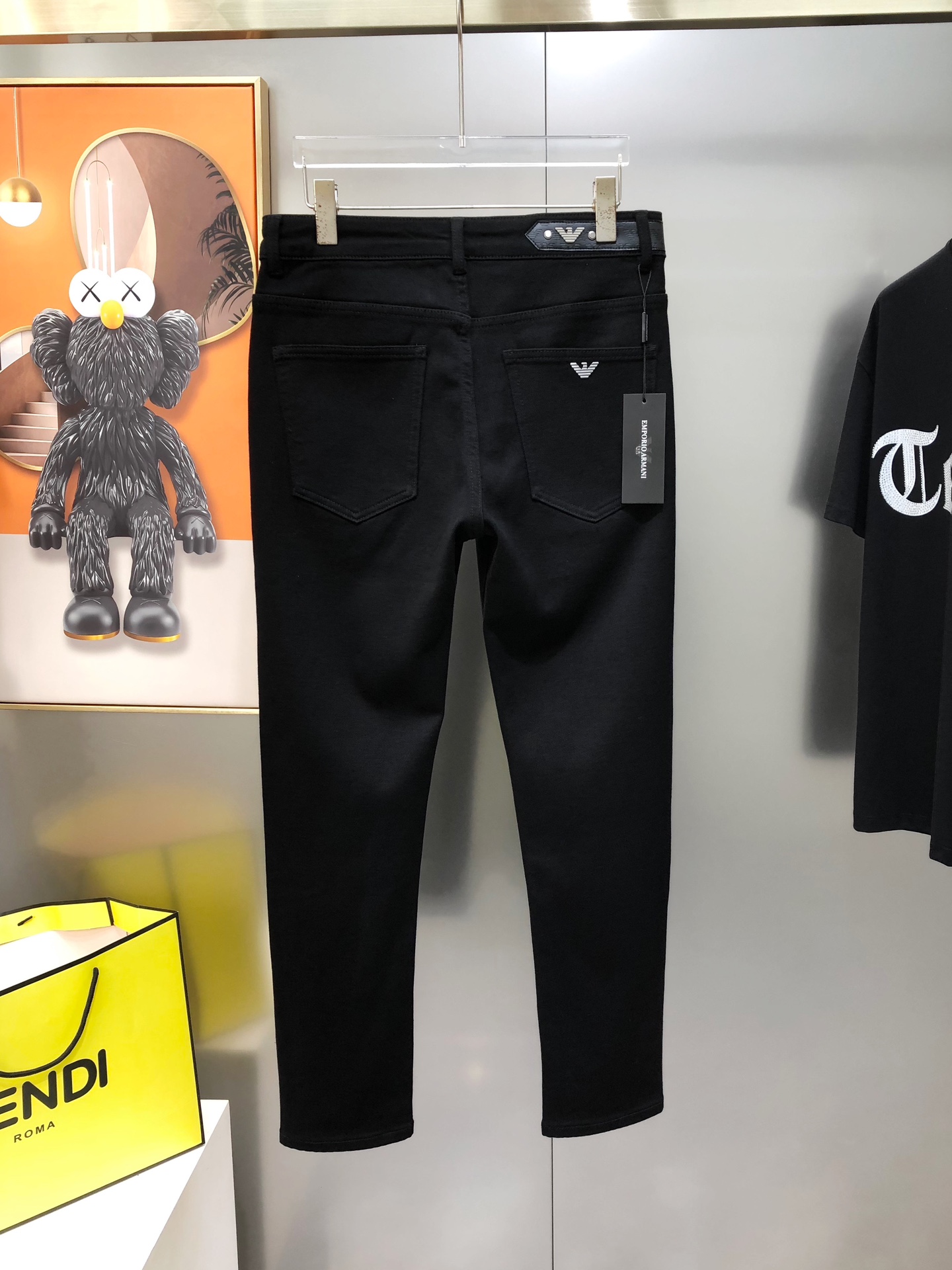 Armani Male Jeans Cotton Fleece Lined M