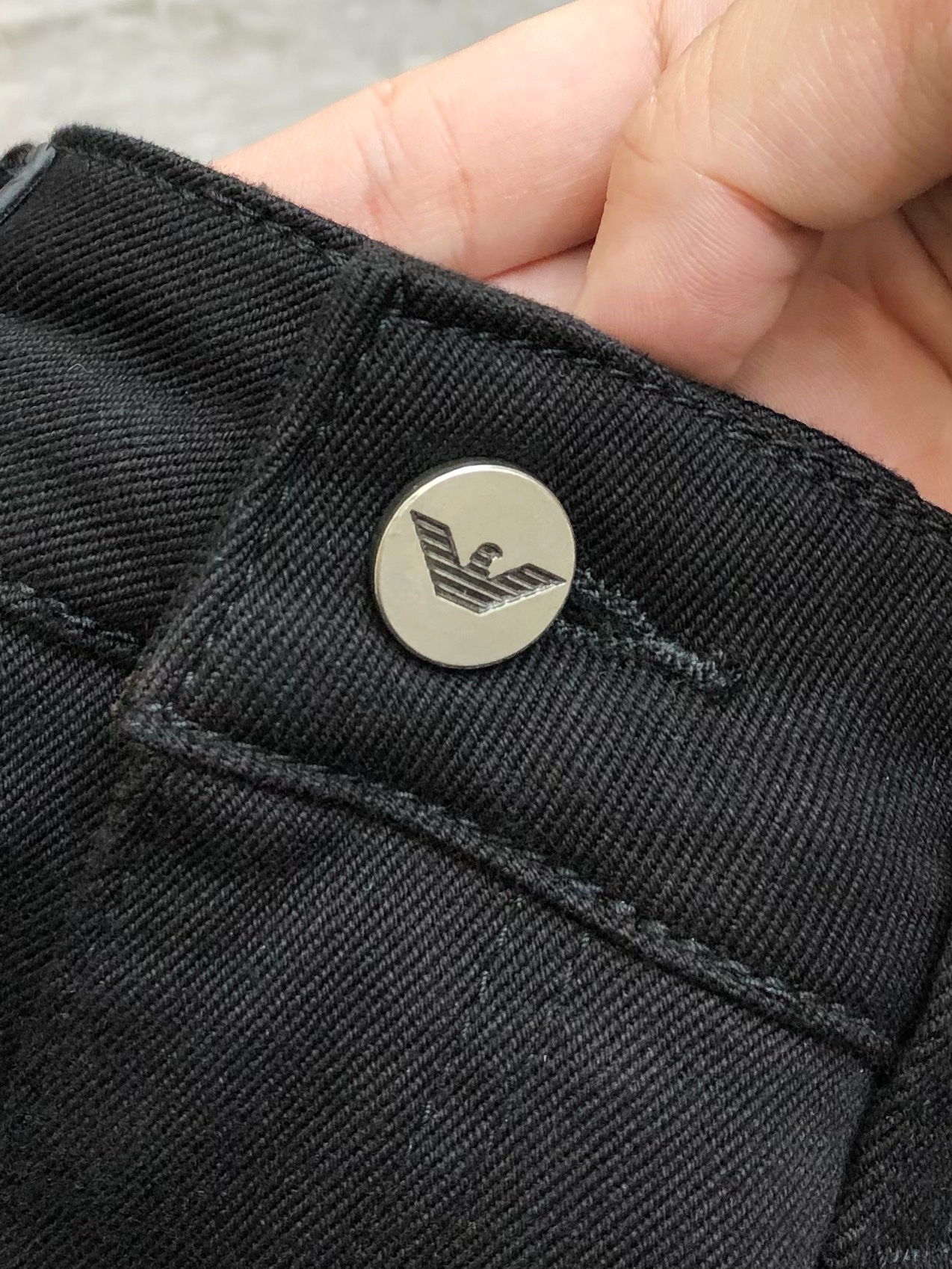 Armani Male Jeans Cotton Fleece Lined M