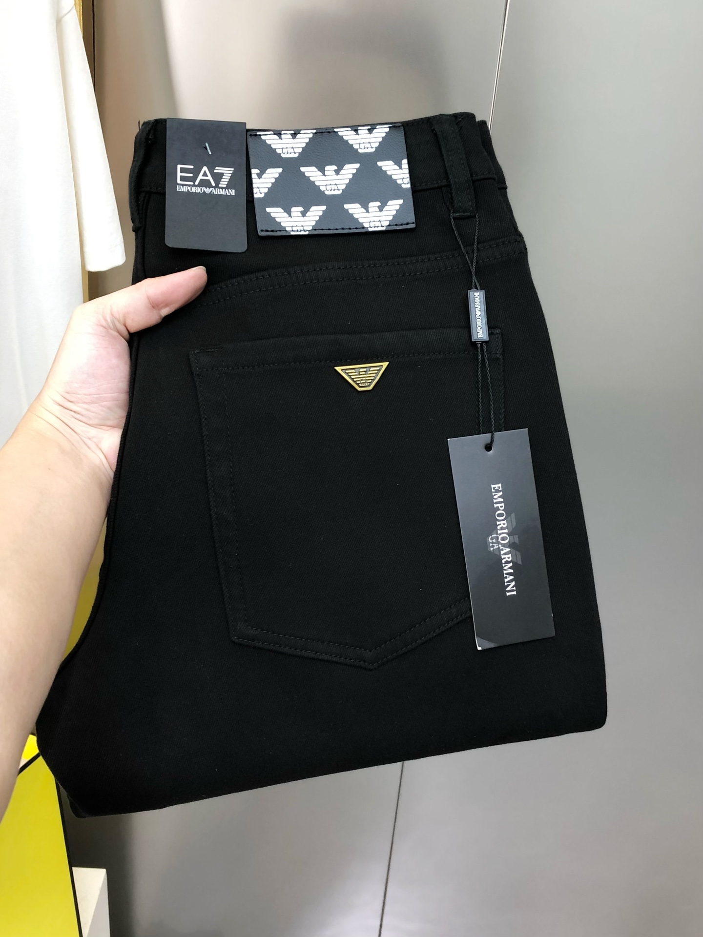 Armani Male Jeans Cotton Fleece Lined M