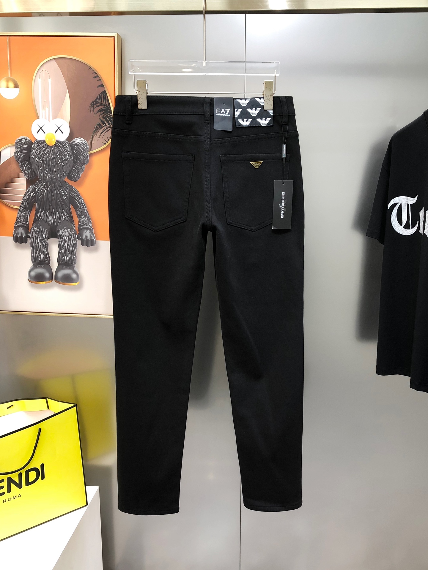 Armani Male Jeans Cotton Fleece Lined M