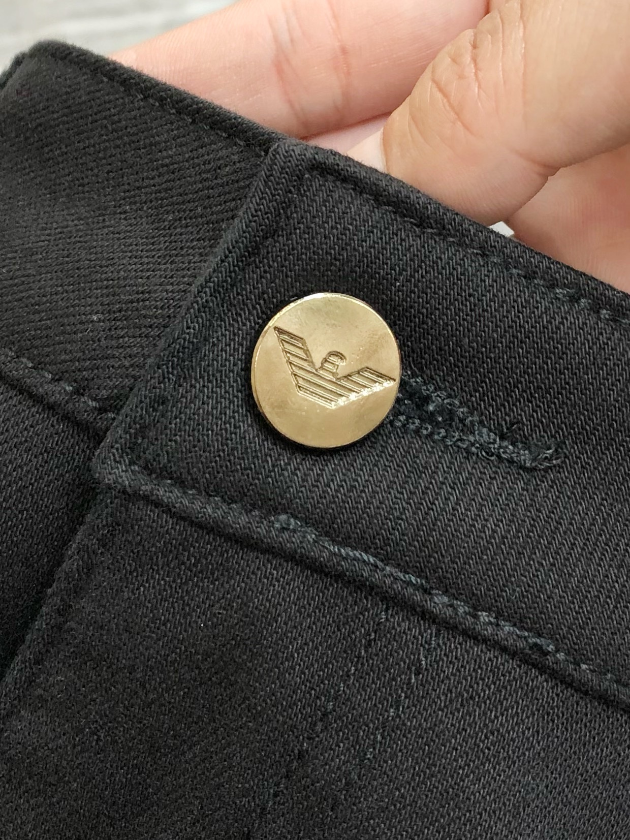 Armani Male Jeans Cotton Fleece Lined M