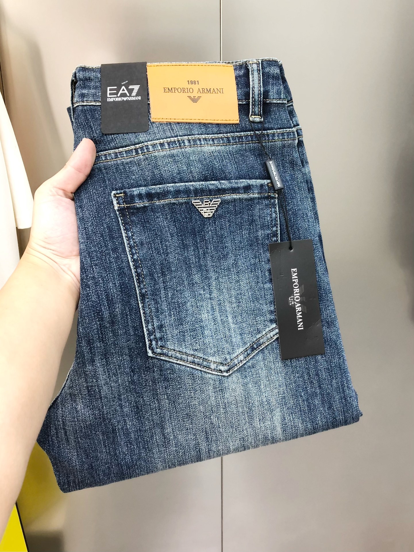 Armani Male Jeans Cotton Loose Fit M-l-38