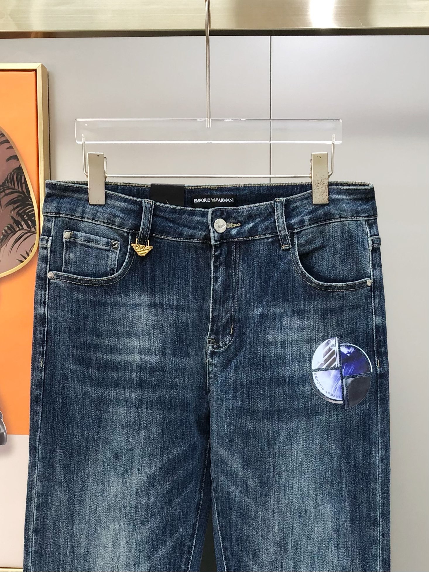 Armani Male Jeans Cotton Loose Fit M-l-38