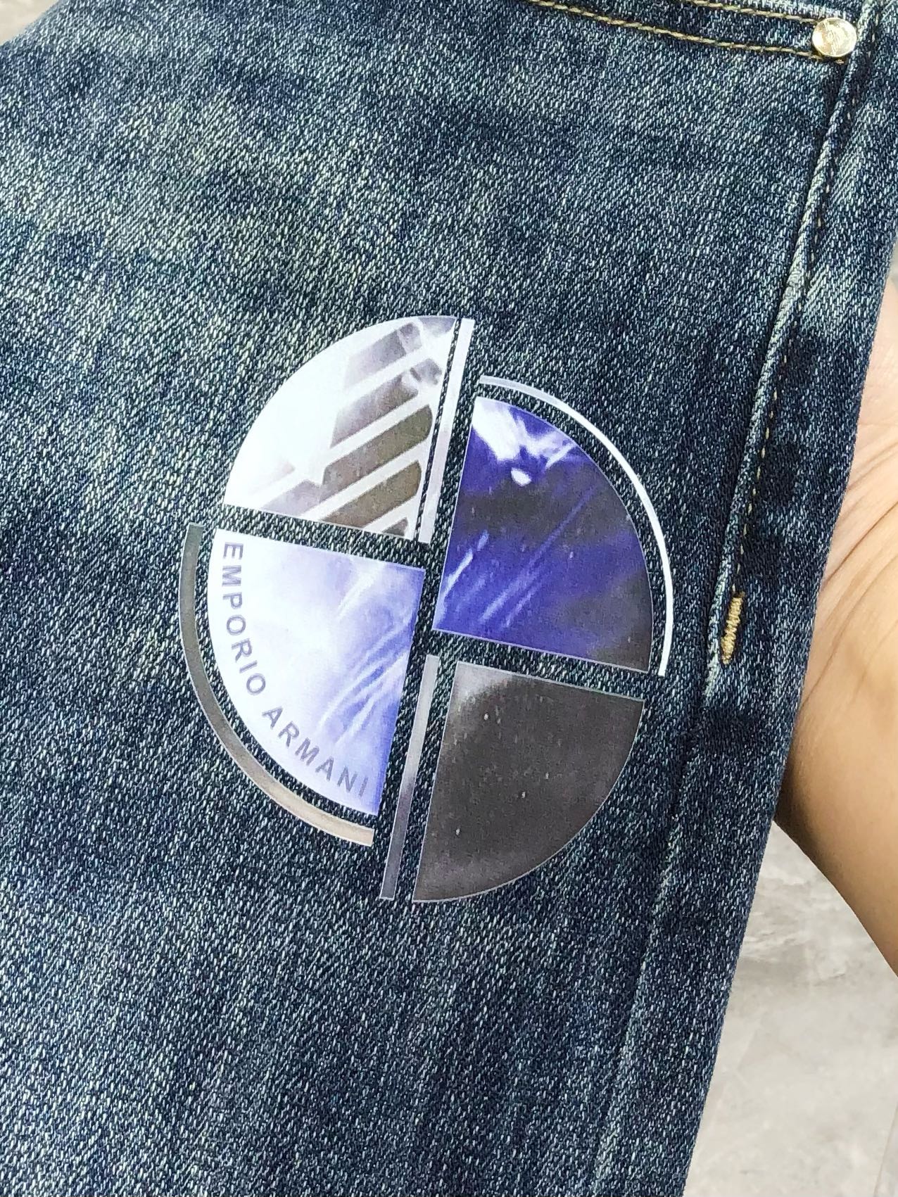 Armani Male Jeans Cotton Loose Fit M-l-38