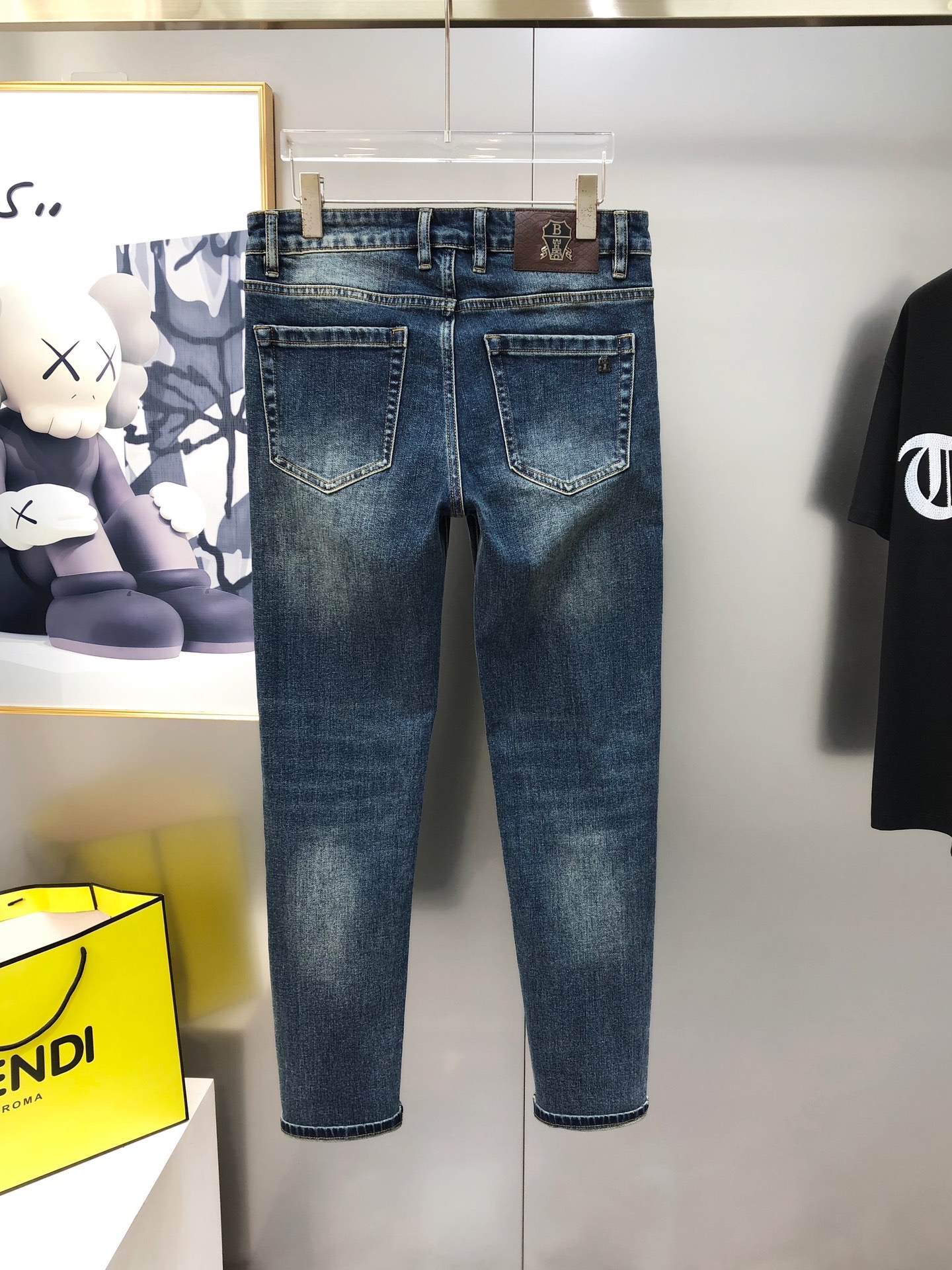 Male Jeans Cotton Slim Fit L
