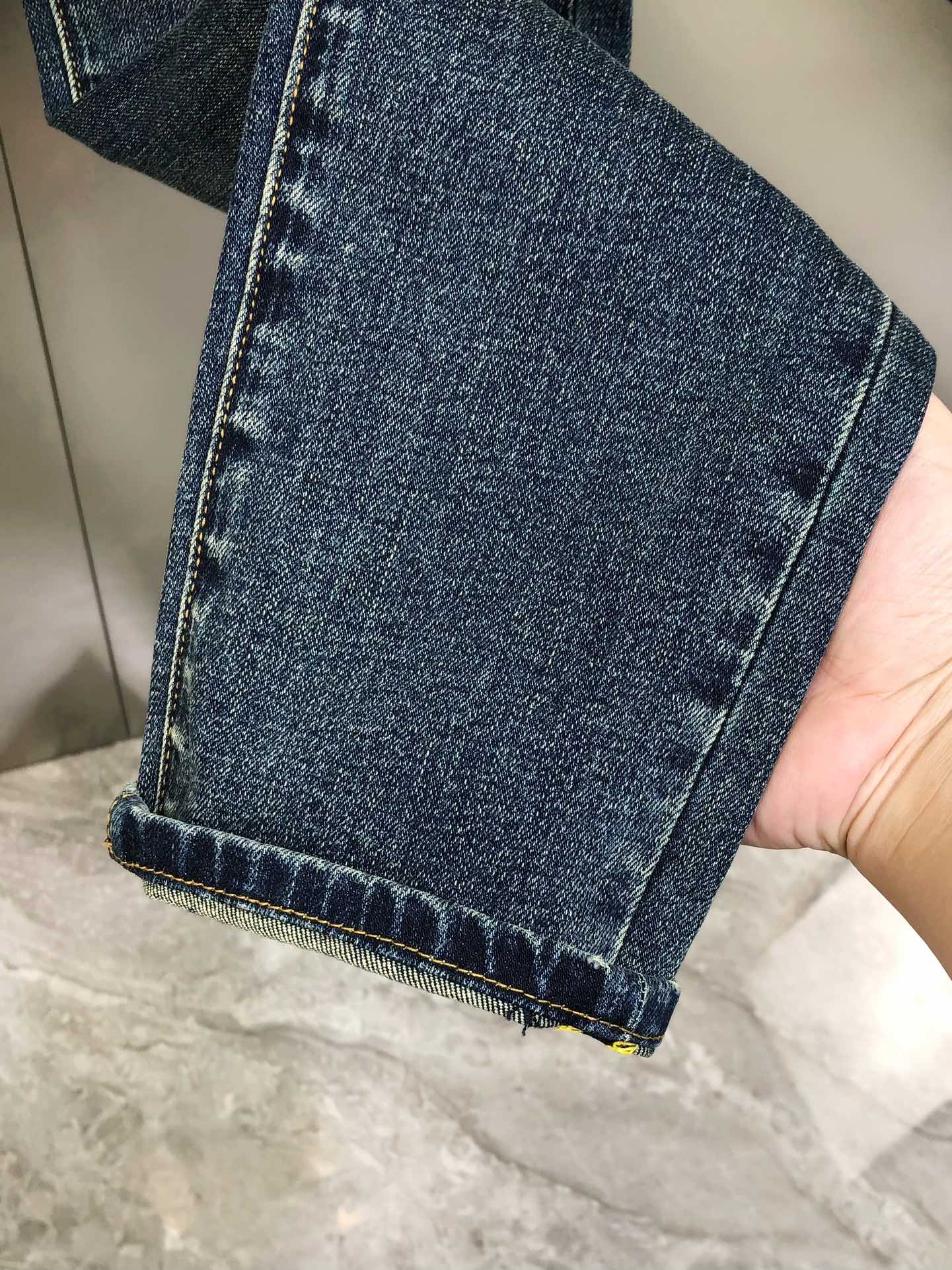 Male Jeans Cotton Slim Fit L
