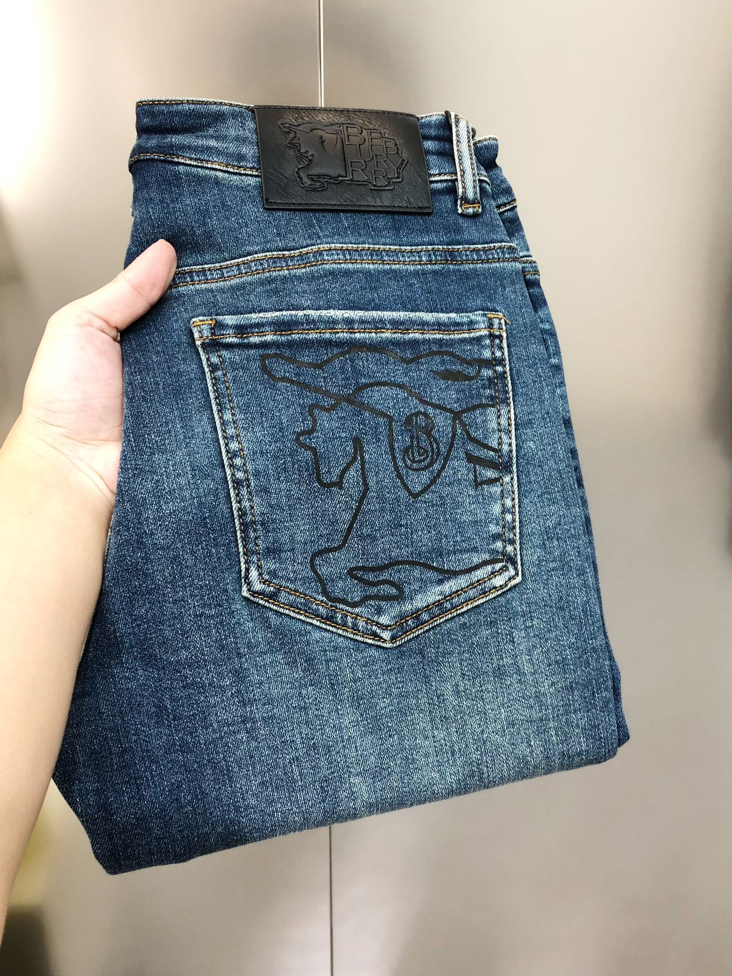 Burberry Male Jeans Cotton Slim Fit L