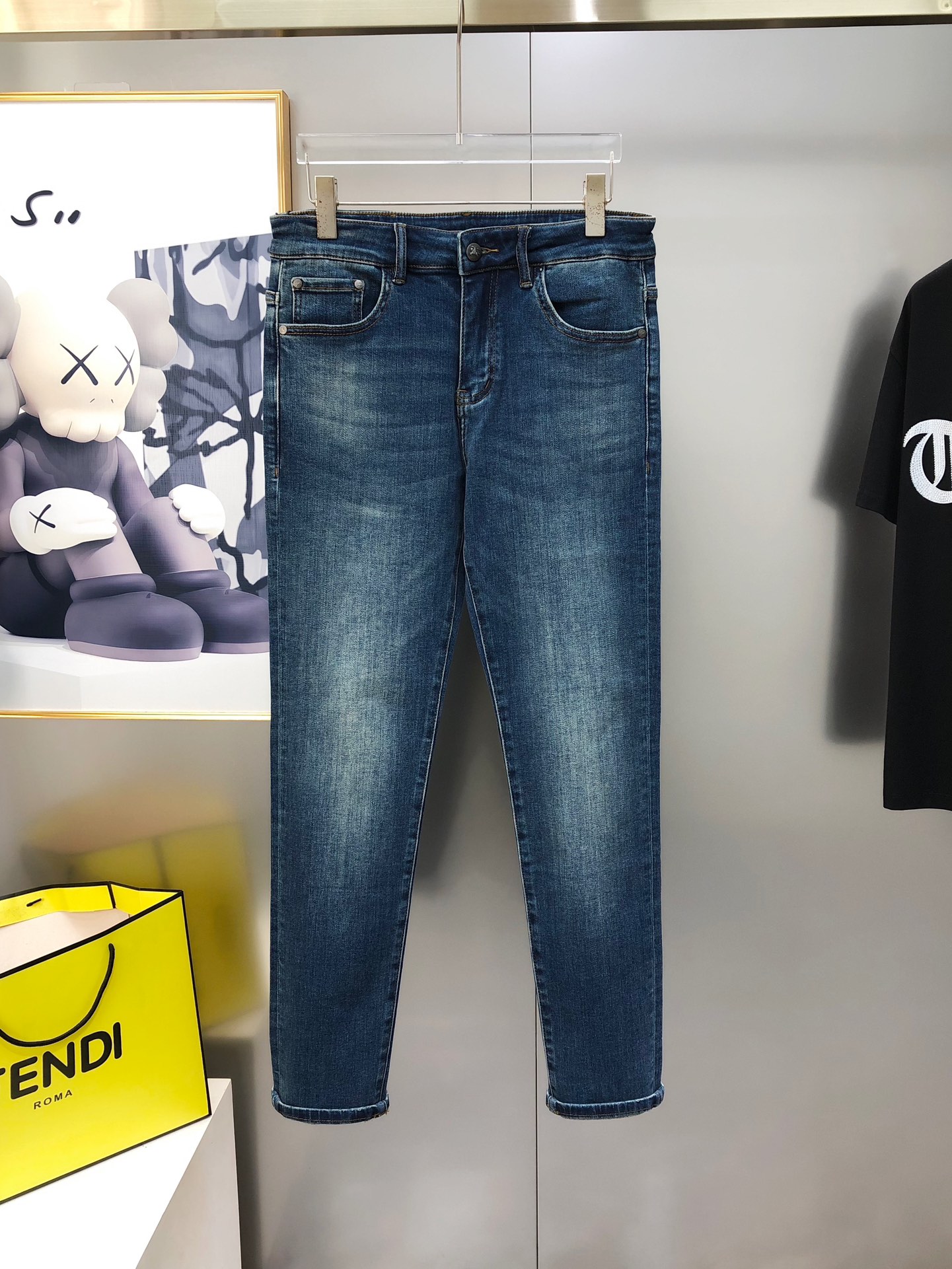 Burberry Male Jeans Cotton Slim Fit L