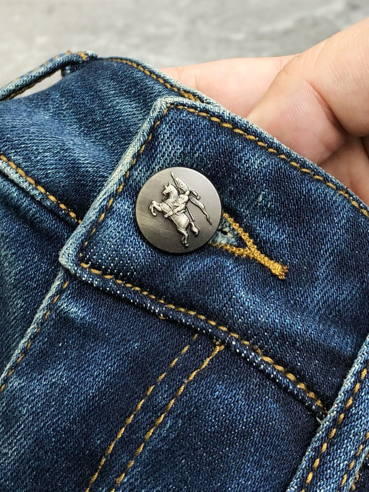 Burberry Male Jeans Cotton Slim Fit L