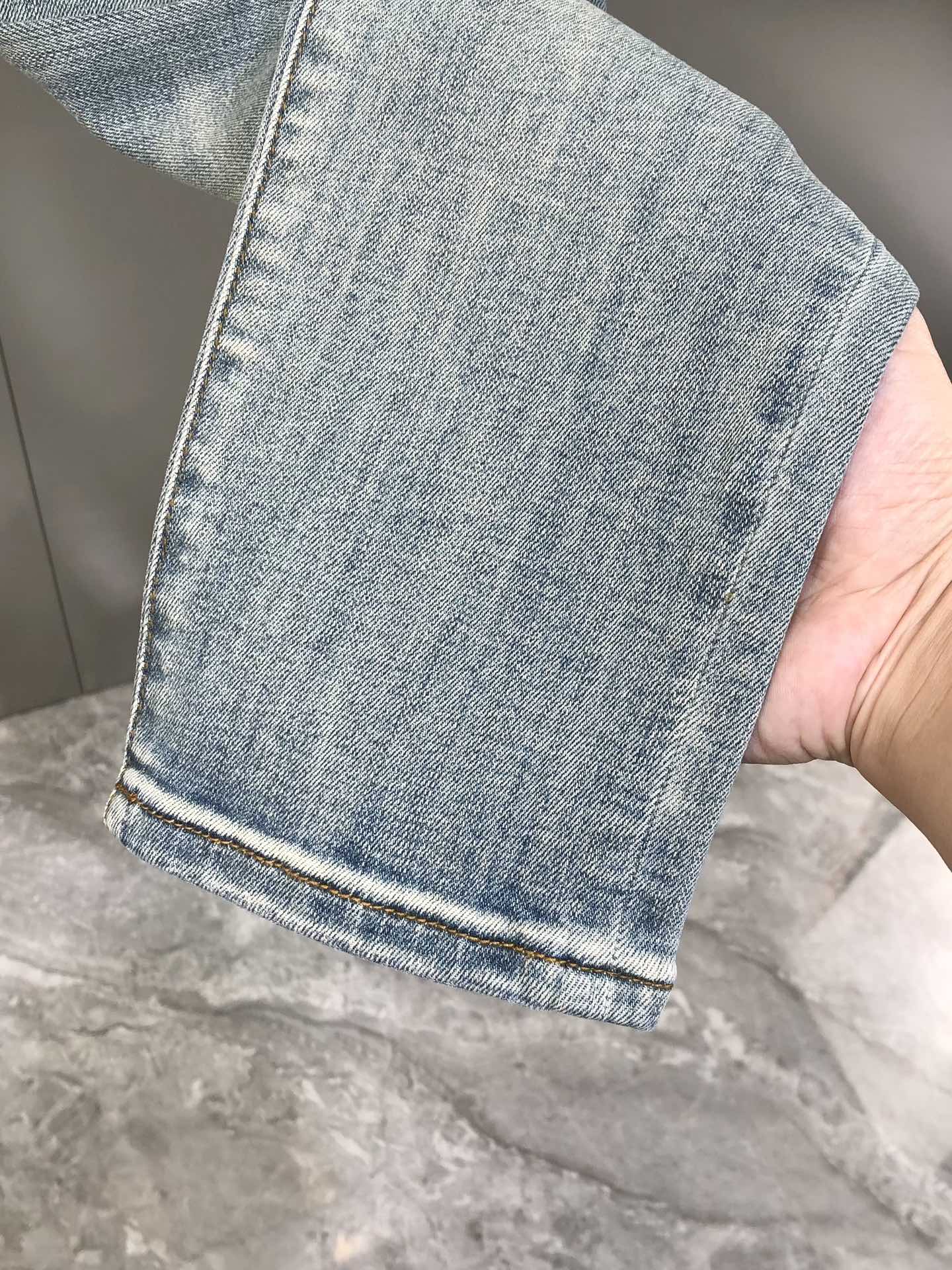 Burberry Male Jeans Cotton Printed L